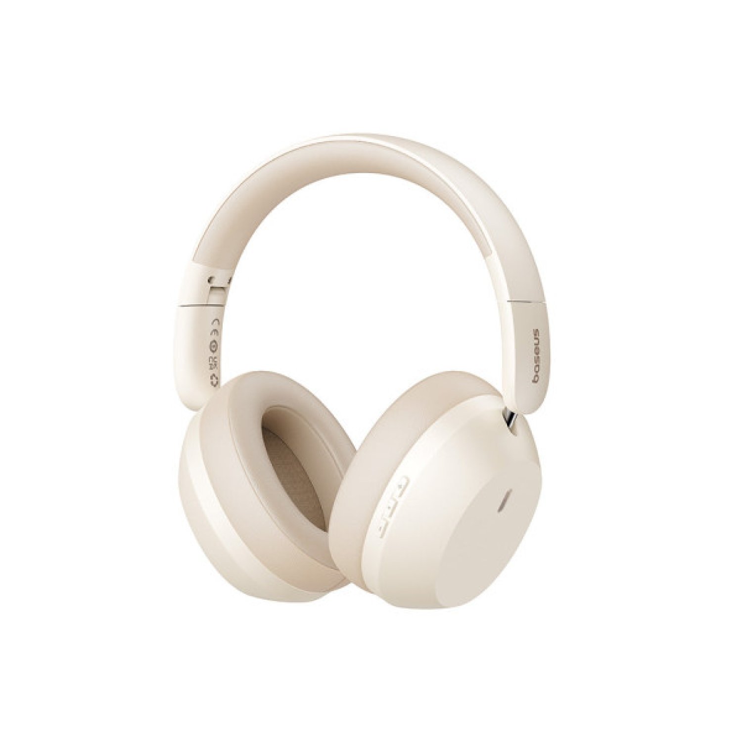 Baseus Bass 35 Max · Auriculares Wireless · Sonido Potente · Blanco Estelar