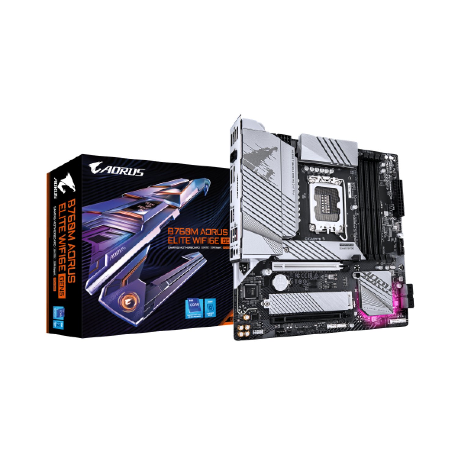 Gigabyte B760M Aorus Elite · WiFi 6E · Intel 14ª Gen · DDR5 5600MHz · PCIe 5.0