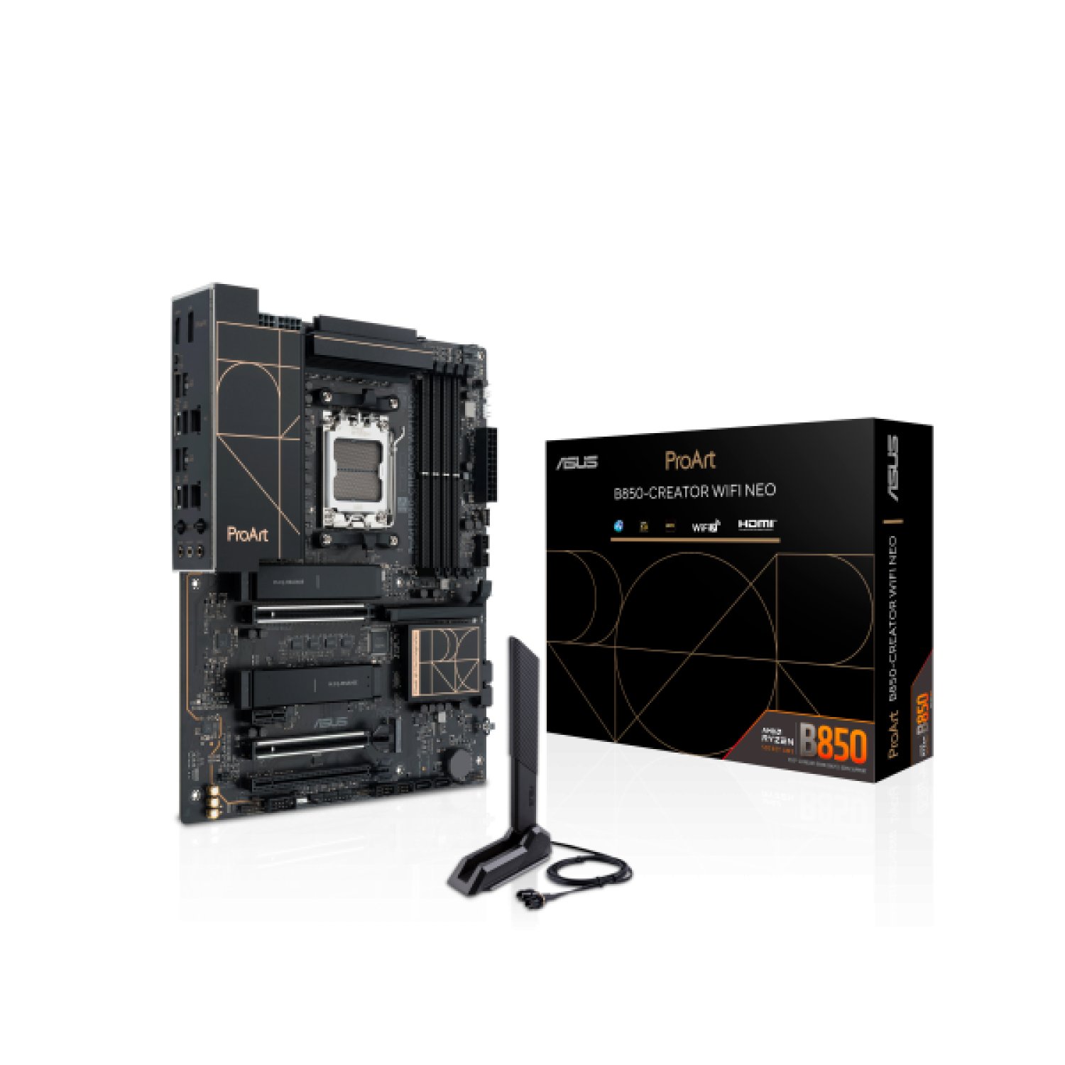 ASUS ProArt B850-Creator WiFi Neo · Placa Base AMD B850 · Socket AM5 · ATX