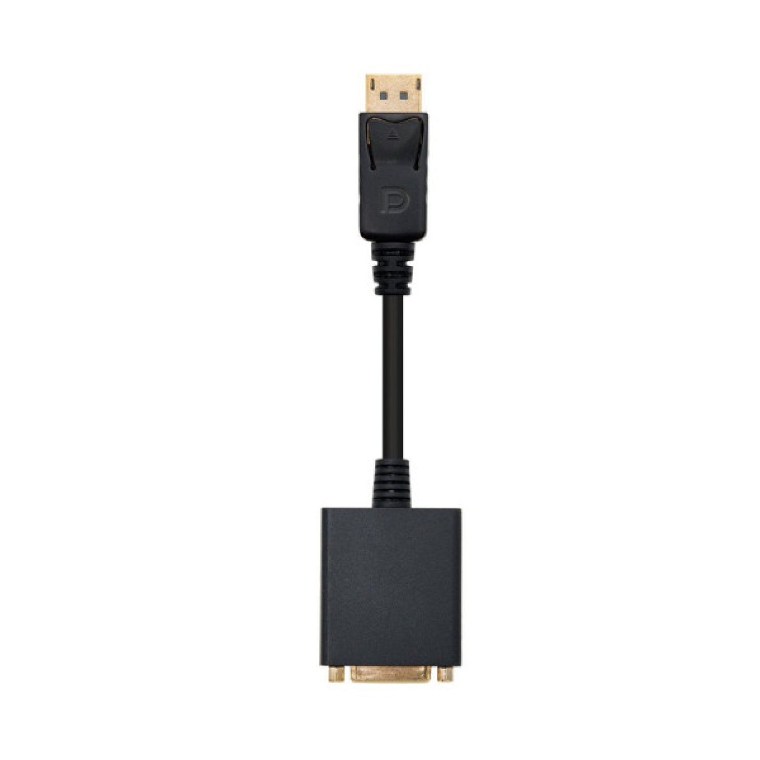 Nanocable Conversor DisplayPort a DVI · 15cm · Single Link · Negro