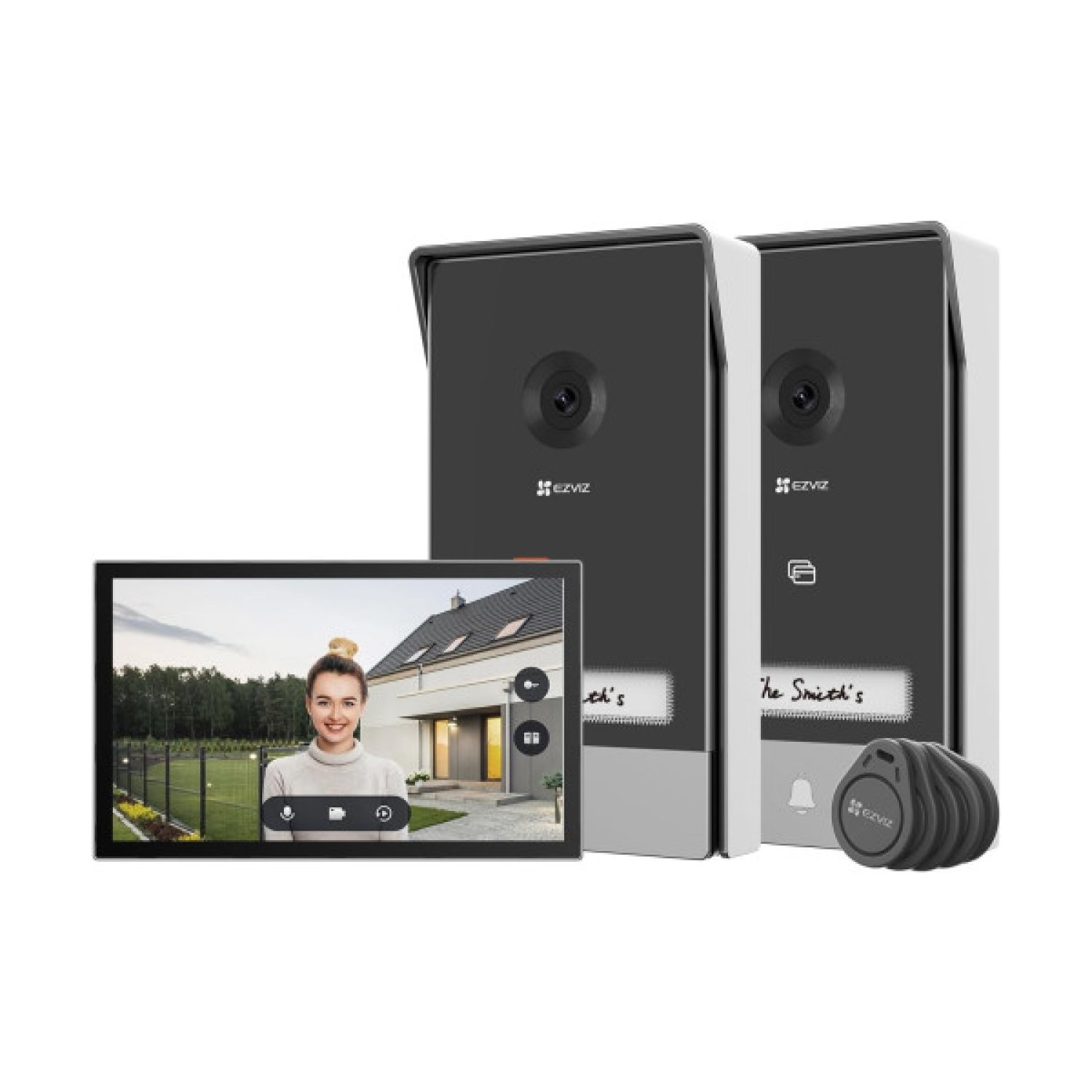 EZVIZ HP7 · Kit Videoportero 2 Entradas · WiFi · Conectado