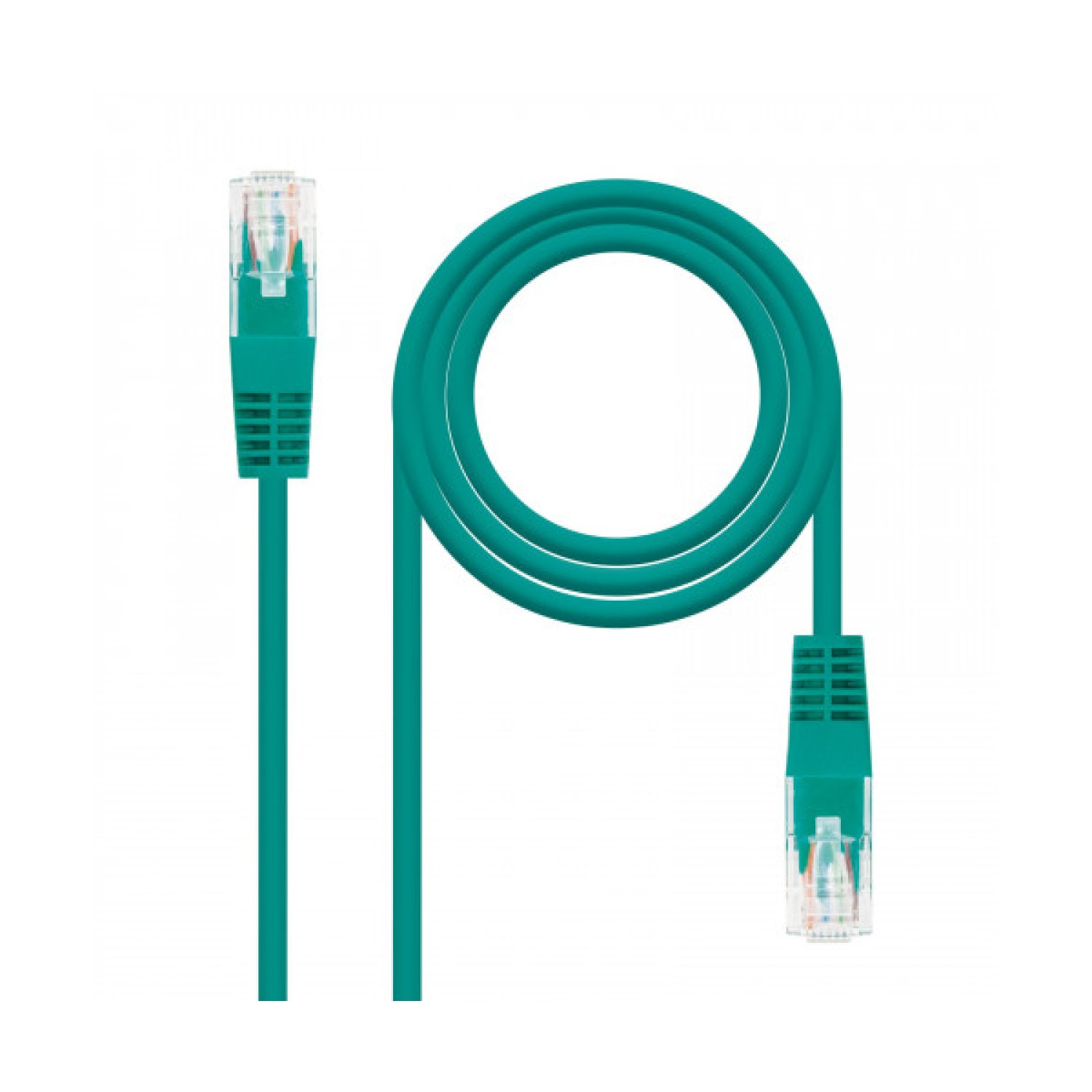Nanocable · Cable de Red Cat6e · 1m · Verde · U/UTP