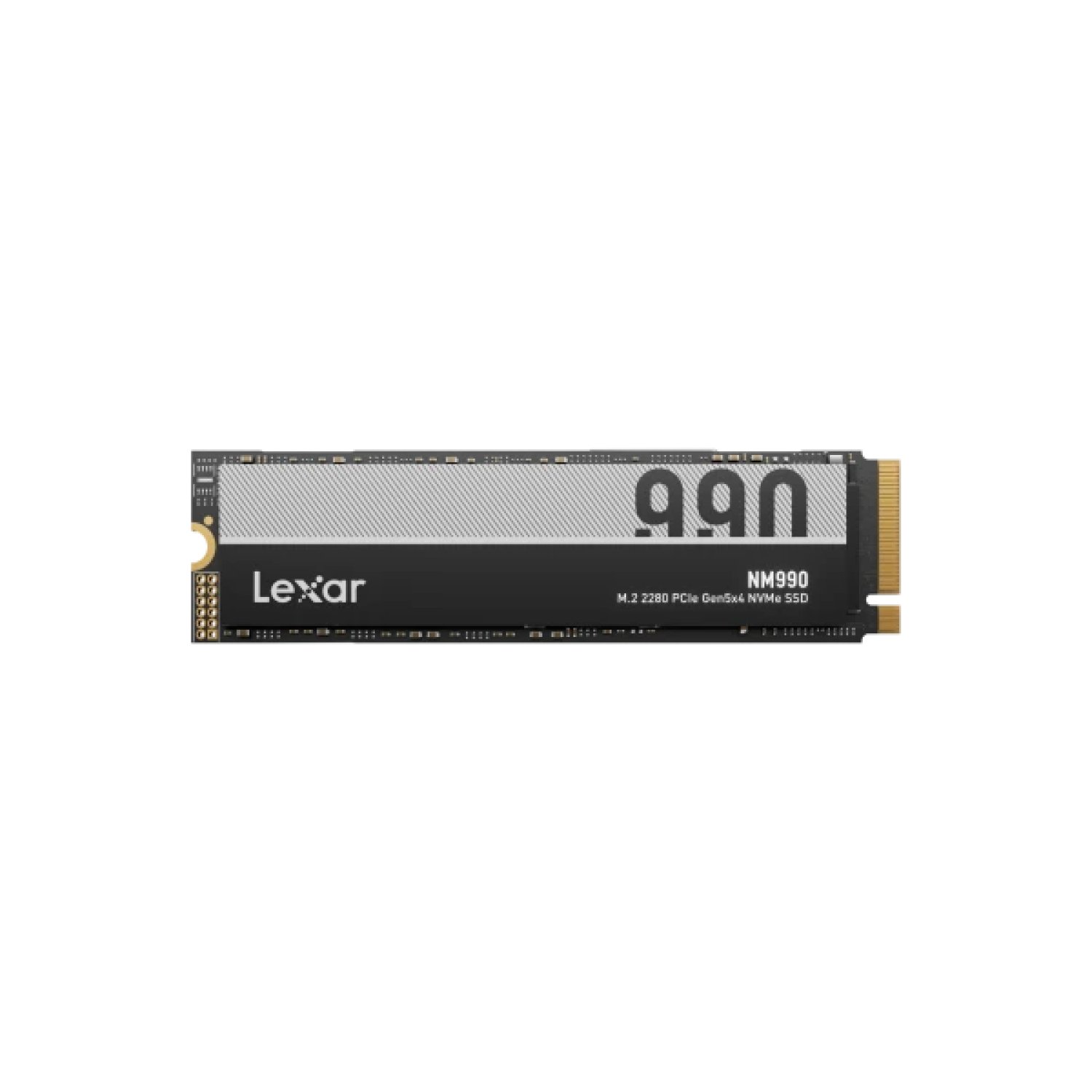 Lexar LNM-990 · 2TB · PCIe Gen 5 NVMe · 14.000 MB/s Lectura · 10.000 MB/s Escritura