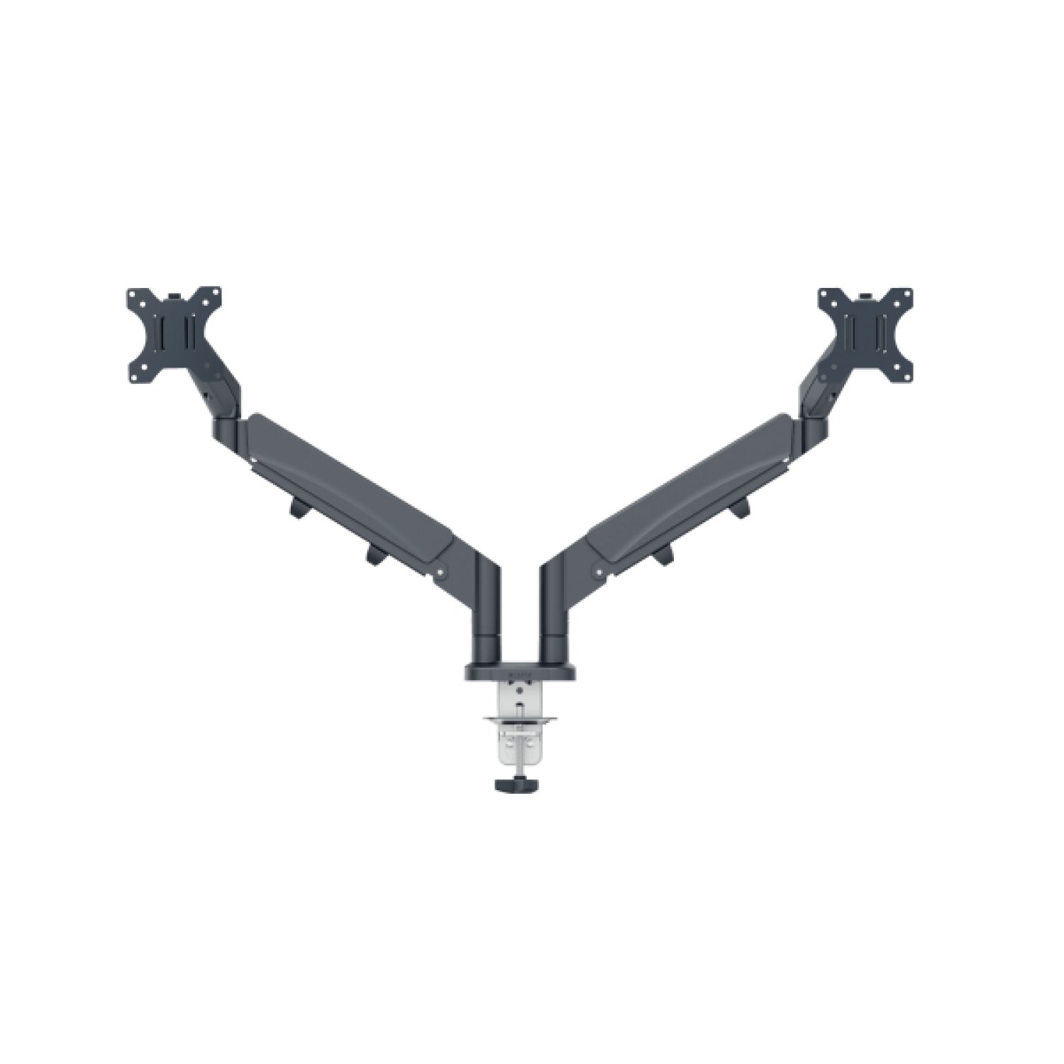 Kensington · Brazo Ergonómico Dual Monitor · Gris Oscuro · Ahorro de Espacio
