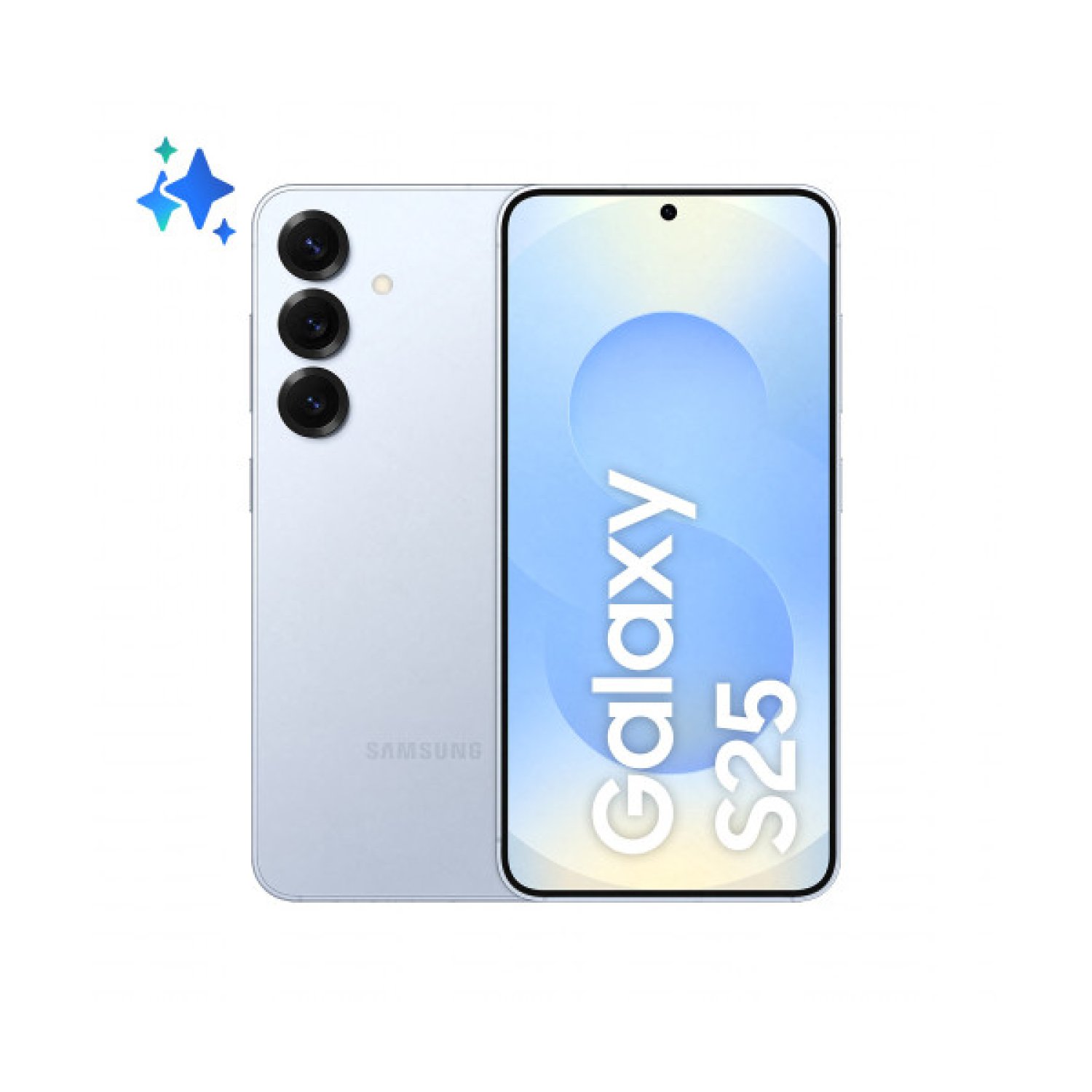Samsung Galaxy S25 · 6,2" · 5G · Android 15 · 12GB RAM · 512GB · 4000 mAh · Azul