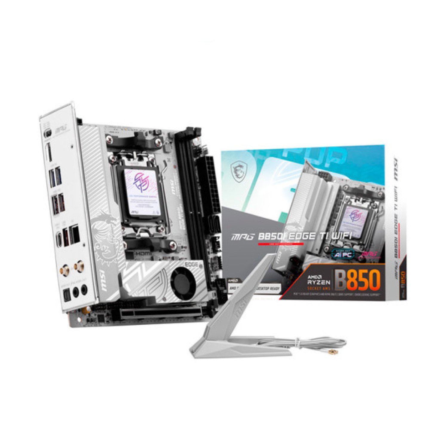 MSI B850I Edge TI · Socket AM5 · Mini ITX · WiFi