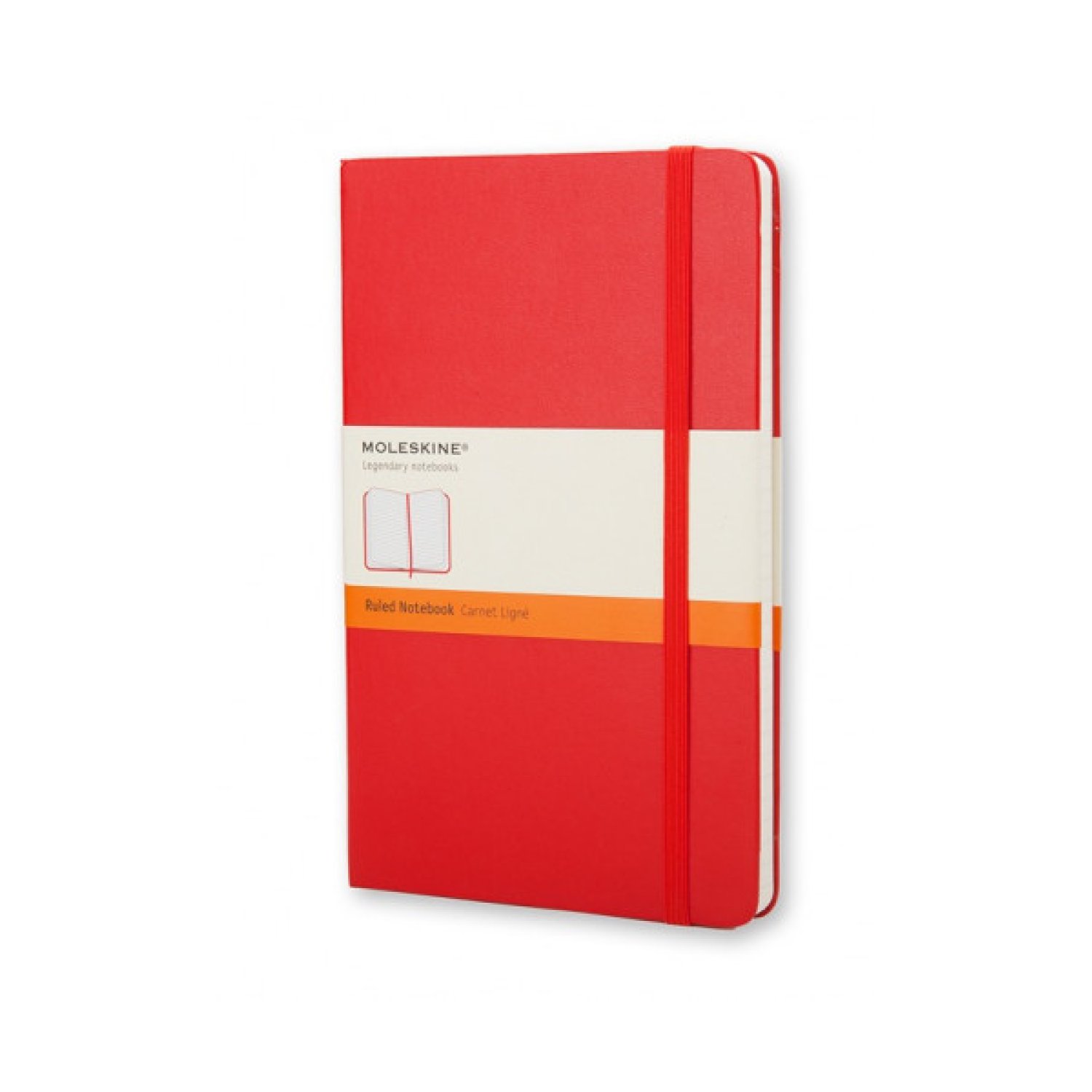 Moleskine · Libreta Clásica Tapa Dura · 9x14cm · Rayada · Roja