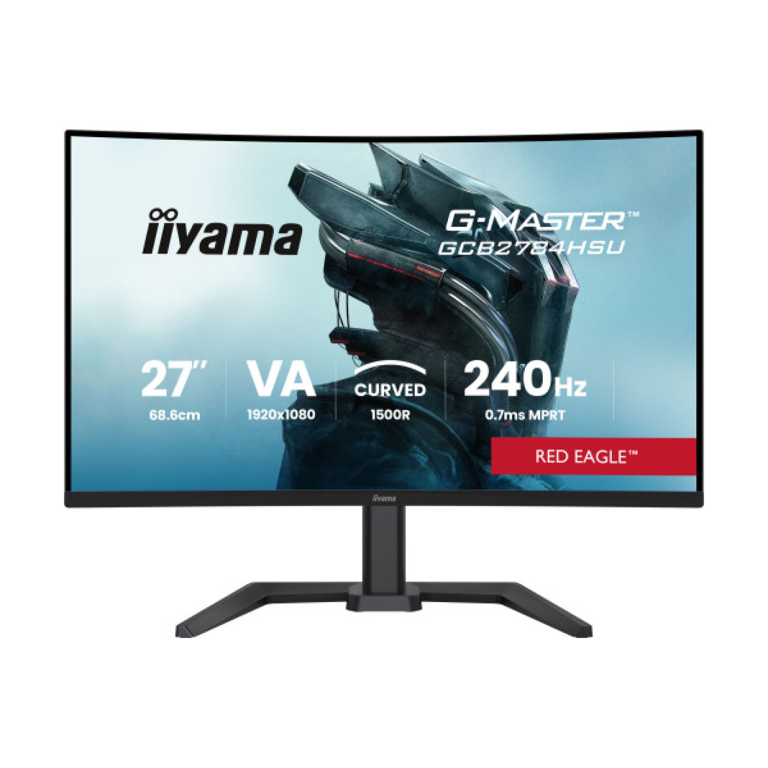 Iiyama · Monitor Gaming 27" · Full HD · Panel Curvo · 1920x1080 · LED