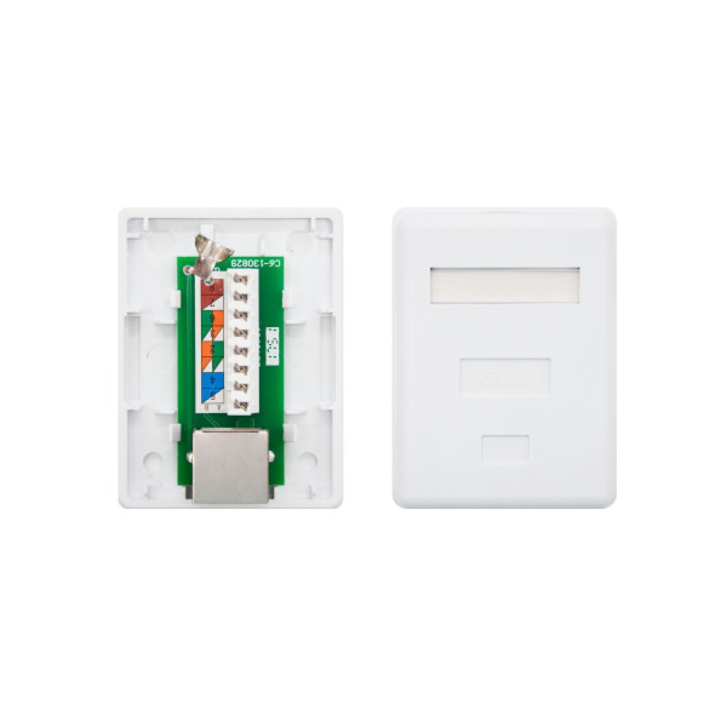 Nanocable · Roseta Superficie RJ45 · Cat.6 FTP · 1 Toma · Blanco