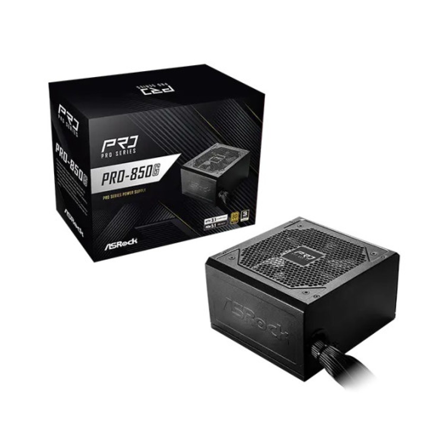 ASRock Pro 850B · Fuente de Alimentación · 850W · 80+ Bronze