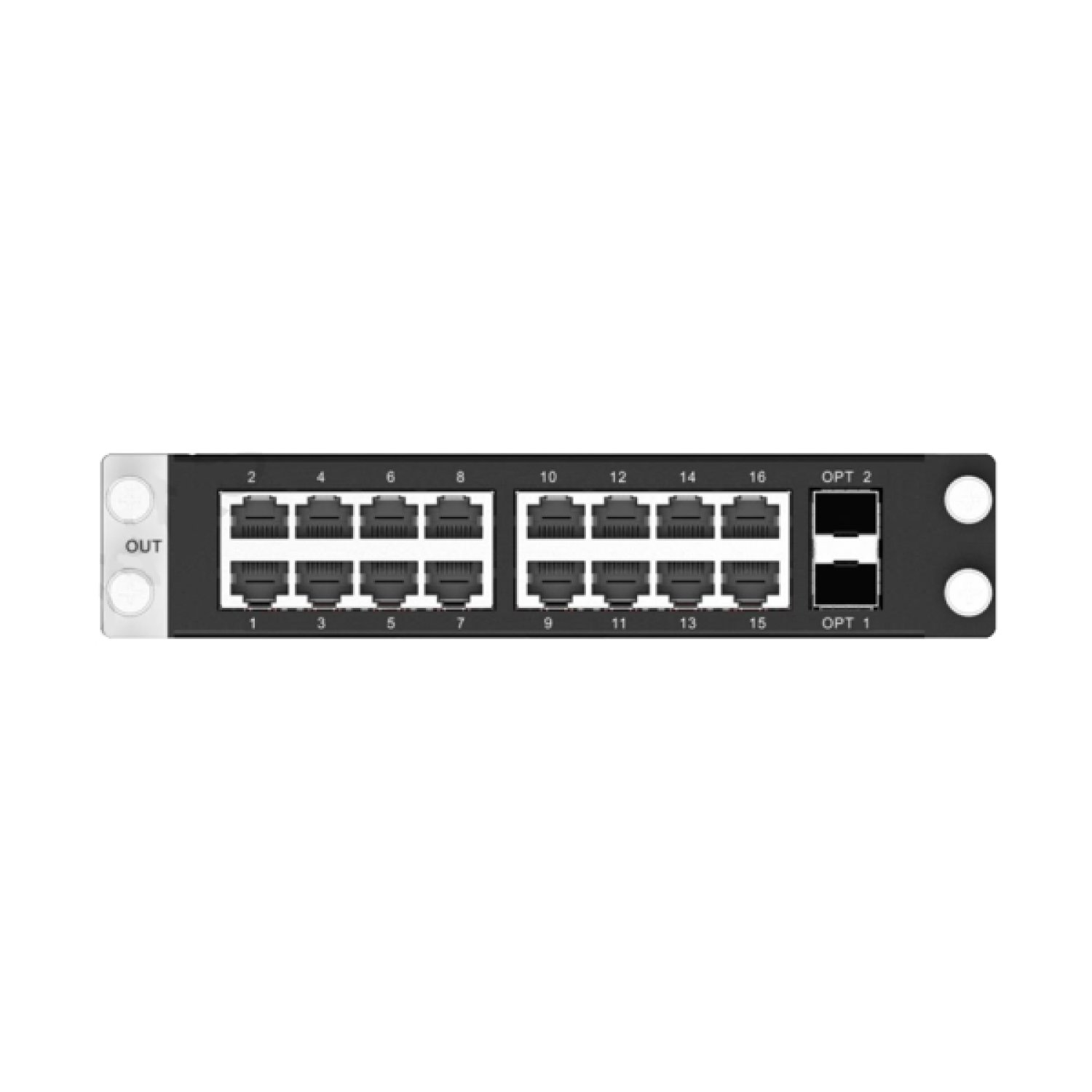 Sharp · Módulo LED Interior · Novastar H · 16xRJ45 · 2x Fibra · Tarjeta Sender