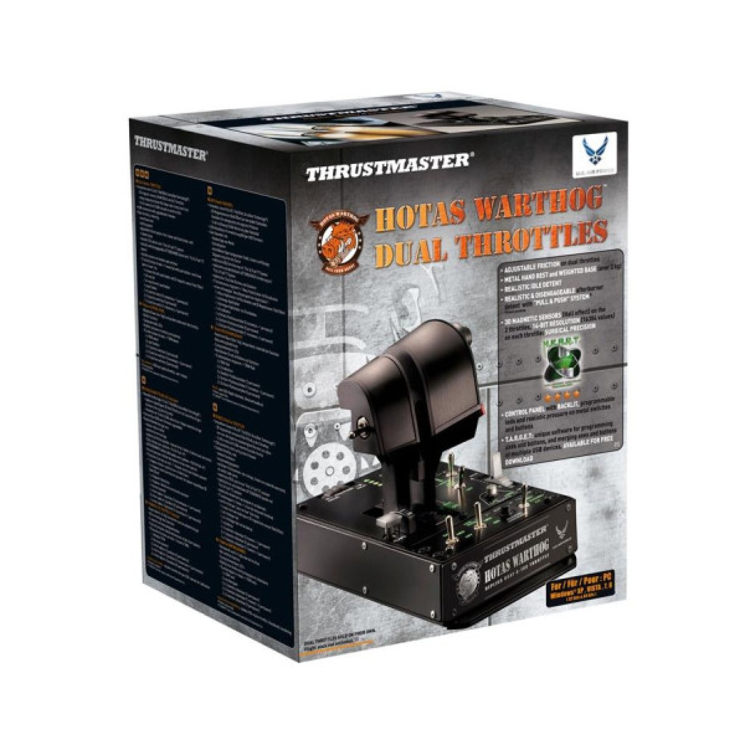 Thrustmaster HOTAS Warthog · Simulador de Vuelo · Dual Throttles · USB