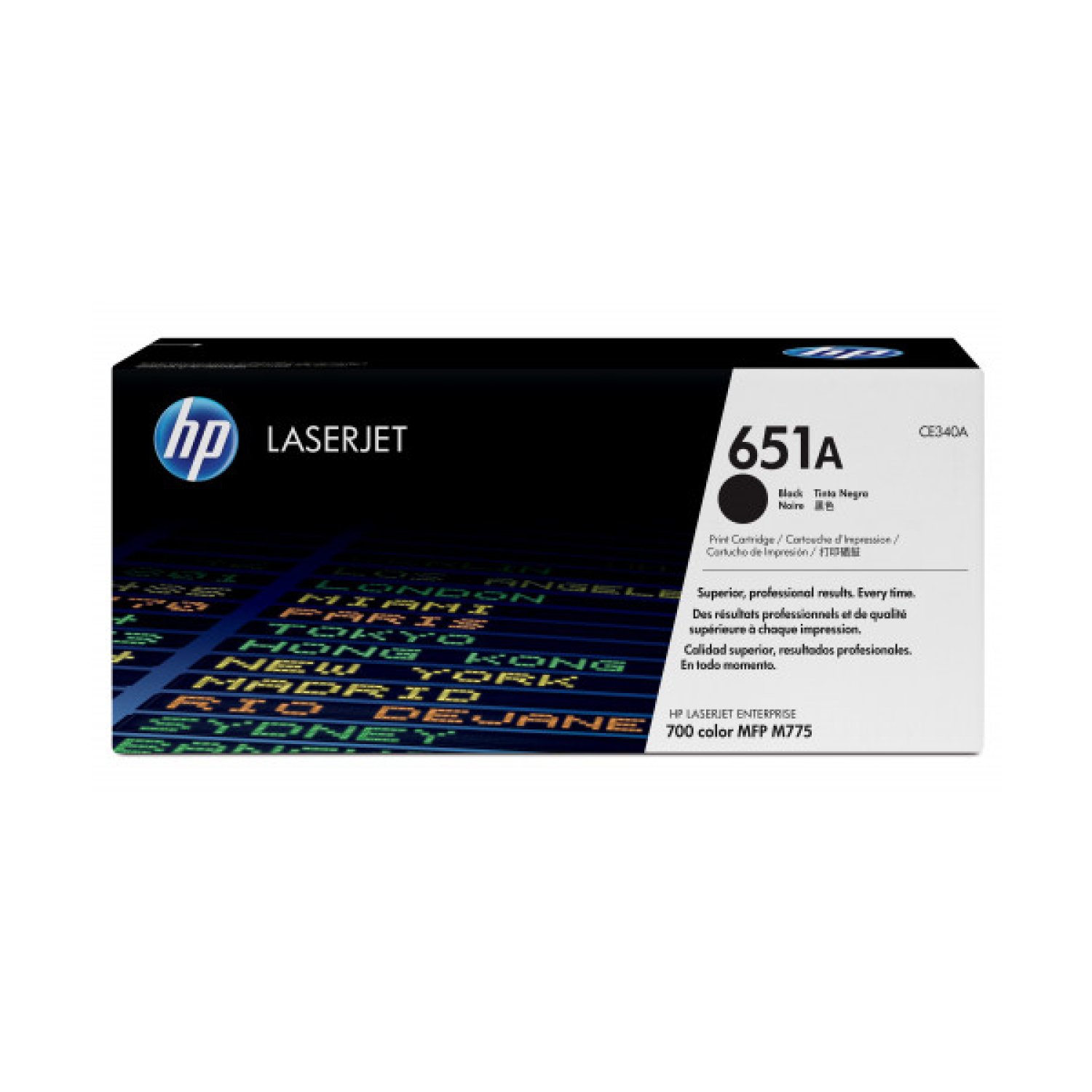 HP 651A · Tóner Negro · CE340A
