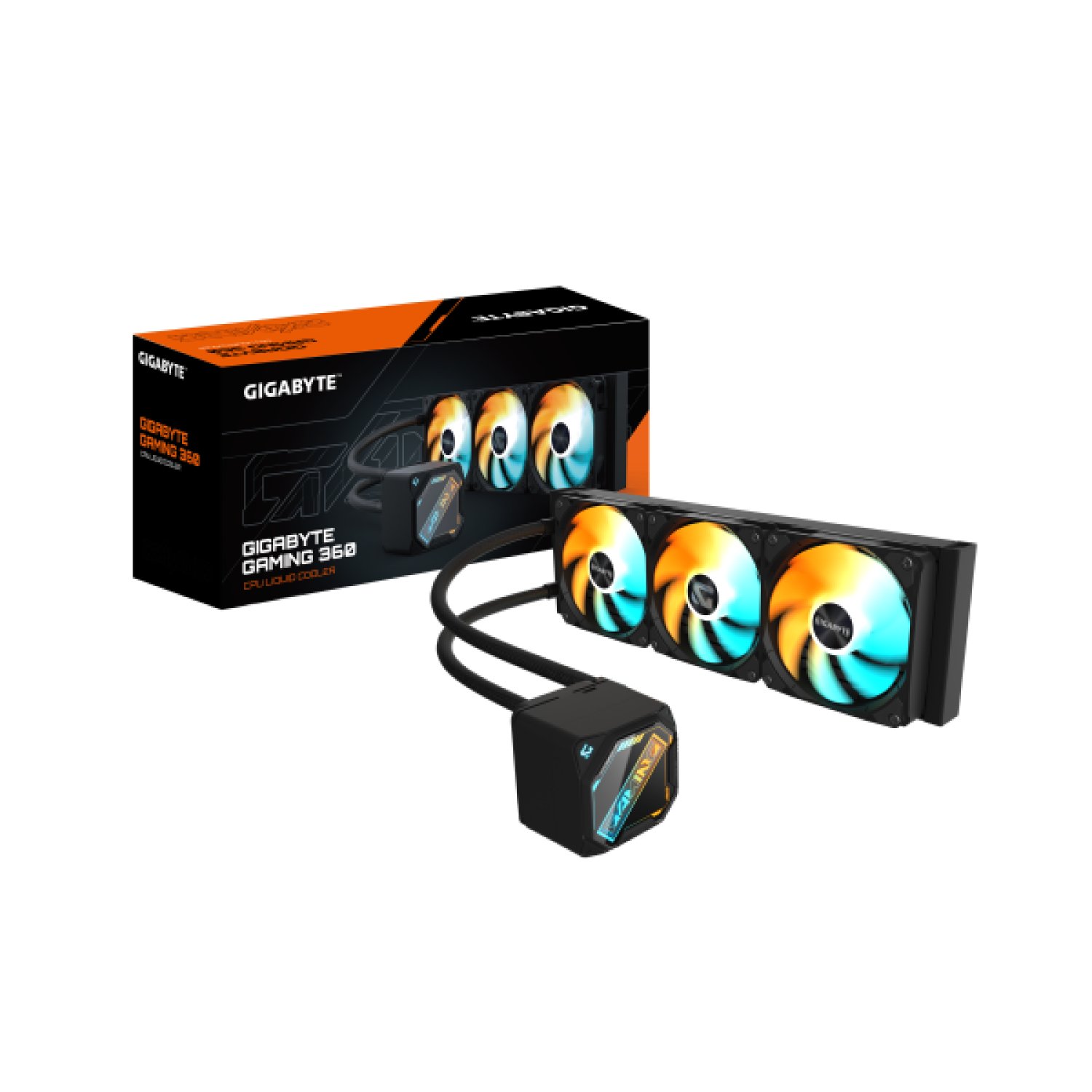 Gigabyte Gaming 360 · Refrigeración Líquida CPU · 3x120mm ARGB · LGA1851/AM5