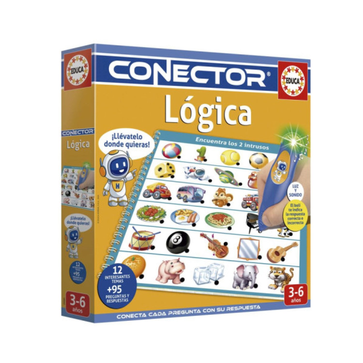 Educa Borrás · Juego Educativo Conector Logic · Multicolor · +6 años