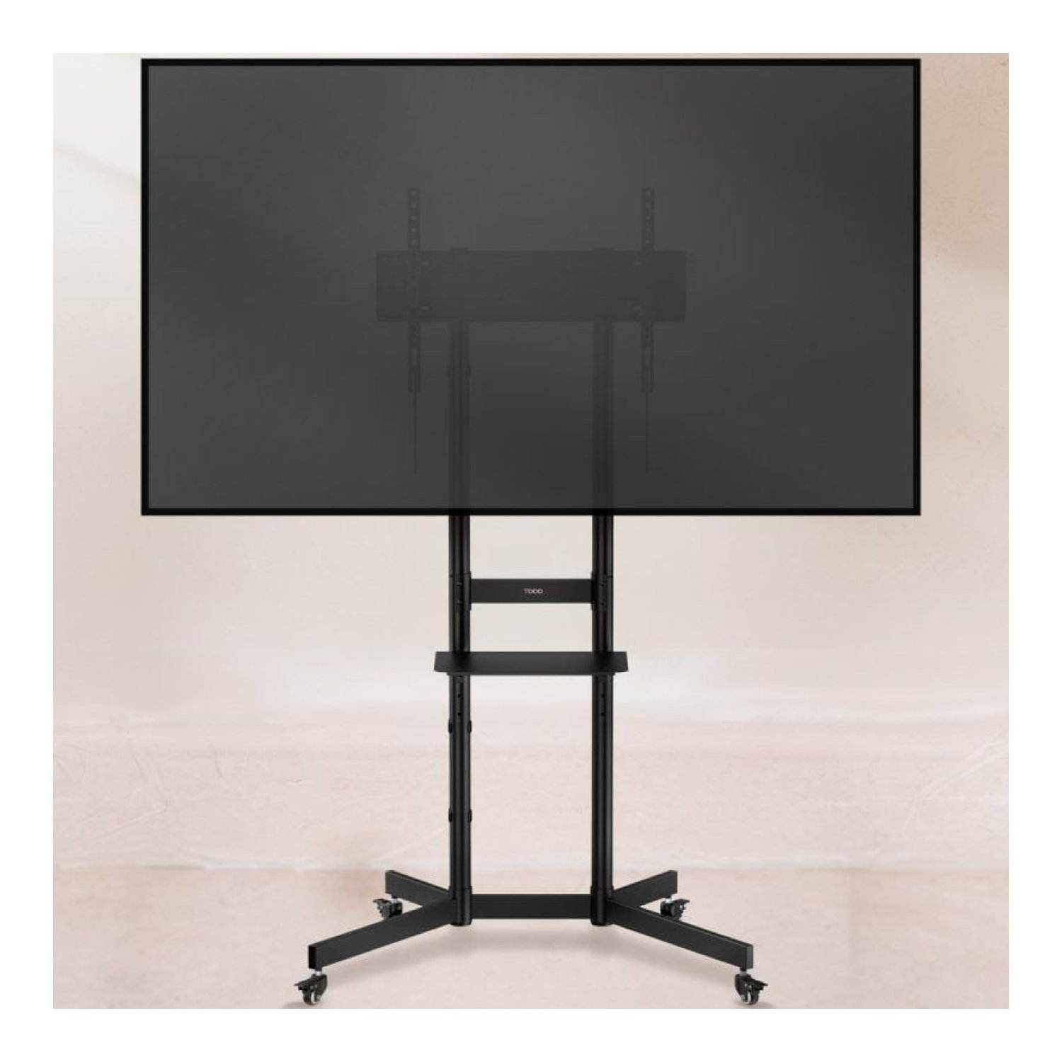 Tooq Soporte Suelo · 37-70" · Ruedas · Negro