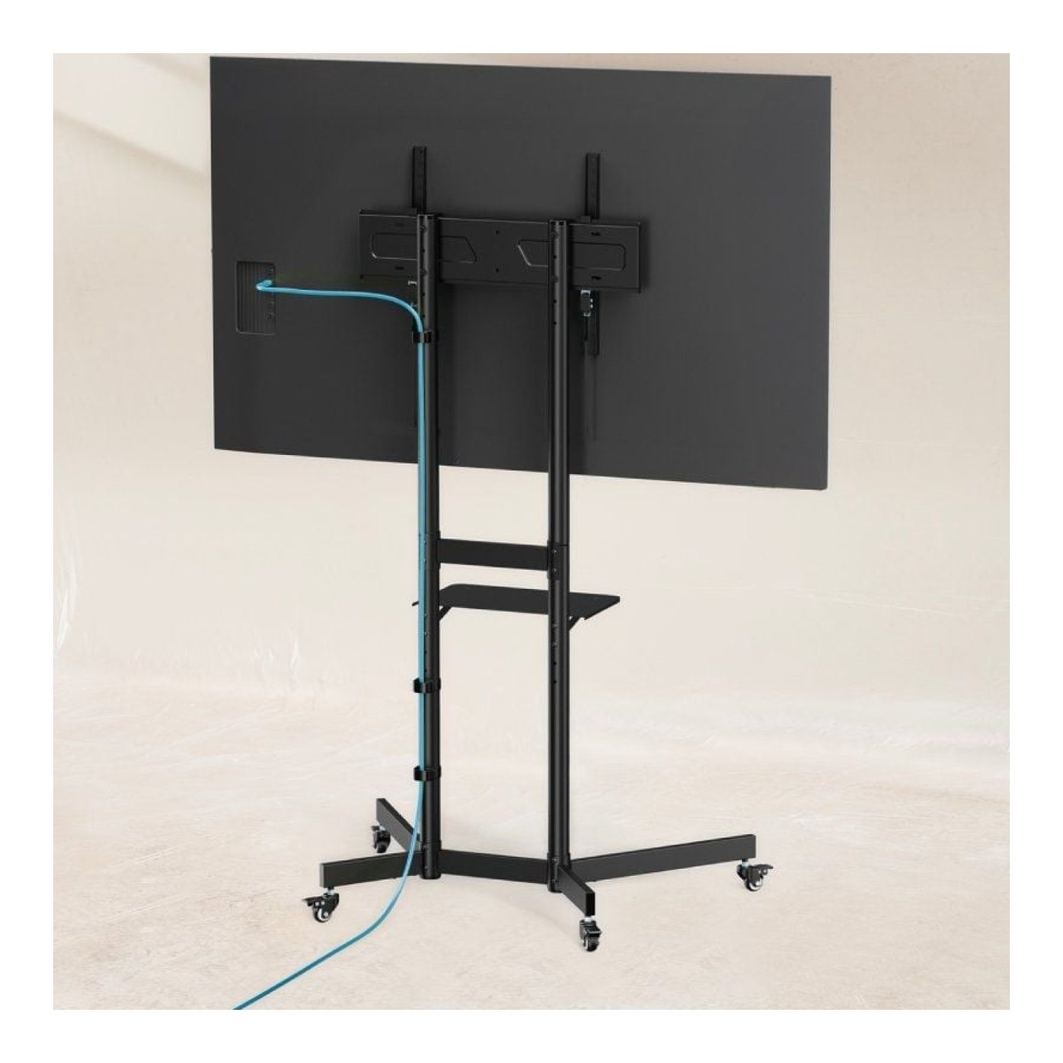 Tooq Soporte Suelo · 37-70" · Ruedas · Negro