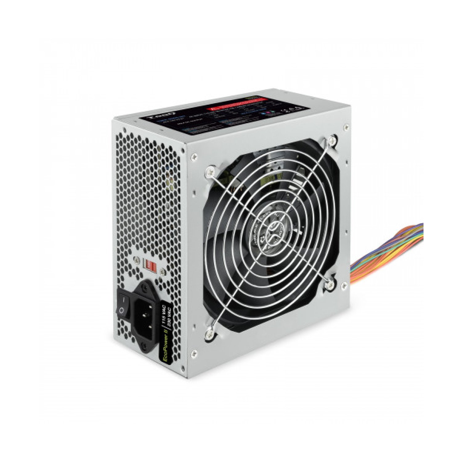 TooQ · Fuente de Alimentación · 500W · 24-pin ATX · Plata