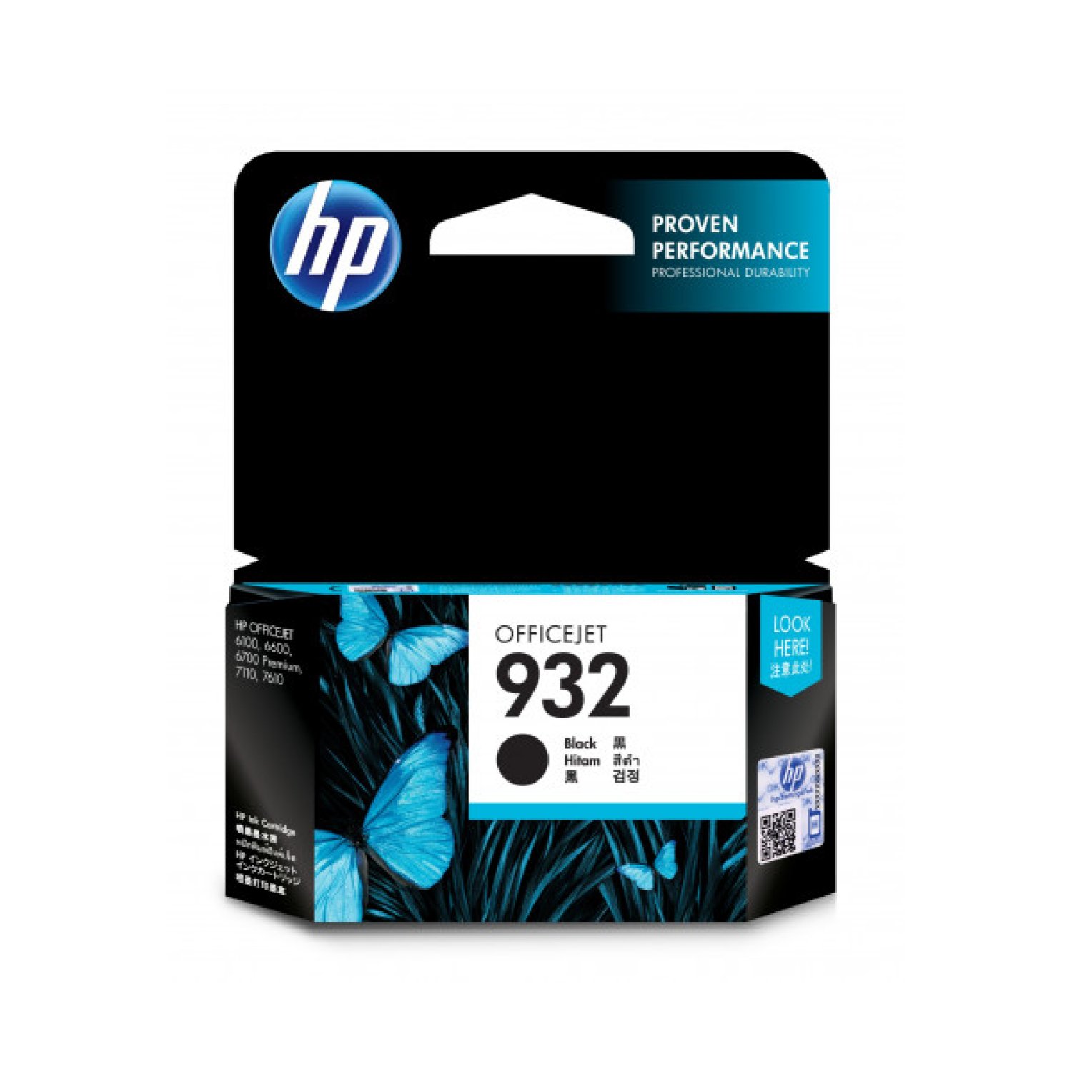 HP 932 · Cartucho de Tinta Original · Negro