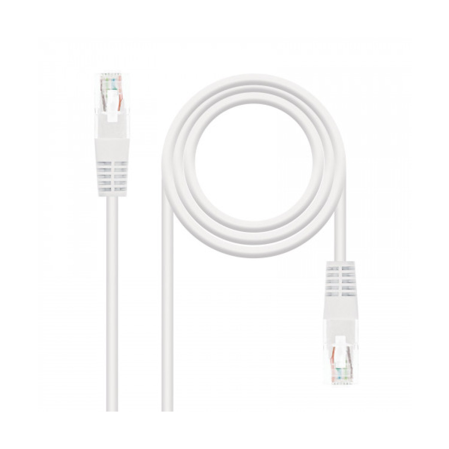 Nanocable Cable Red RJ45 Cat.5E UTP · 0,5m · Blanco · AWG24