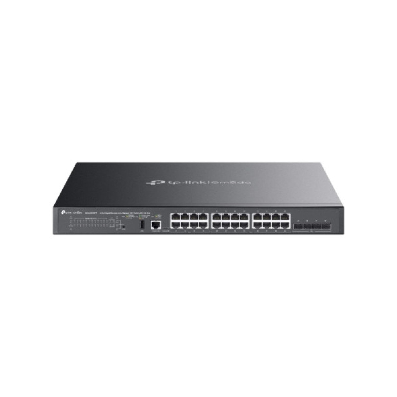 TP-Link SG5428XMP · Switch Gestionado L3 · 28 Puertos Gigabit · PoE · Negro