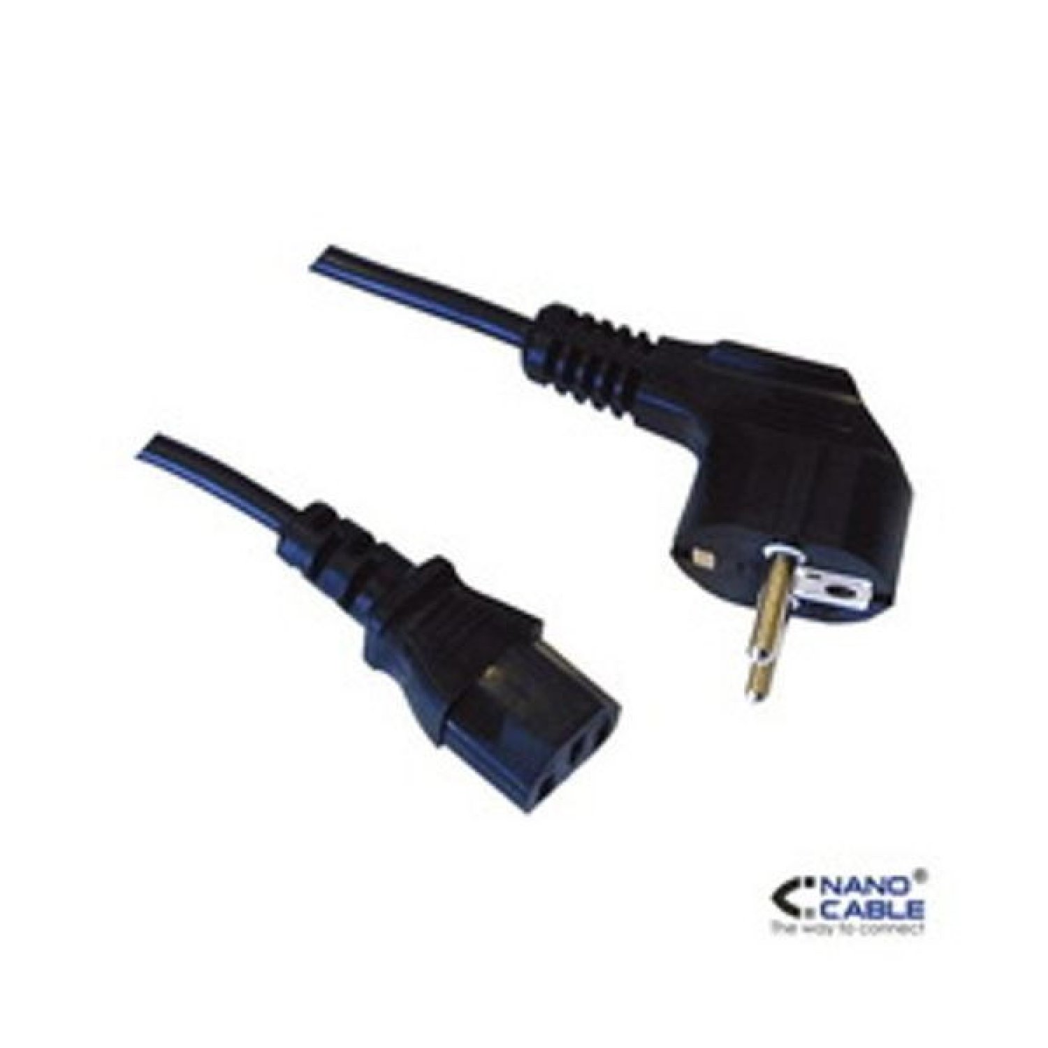 Nanocable · Cable de Alimentación · 10m · C13 a CEE7/7 Schuko