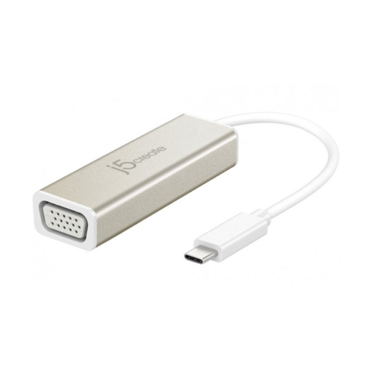 j5create Adaptador Gráfico USB · 1920x1080 · Aluminio · Blanco