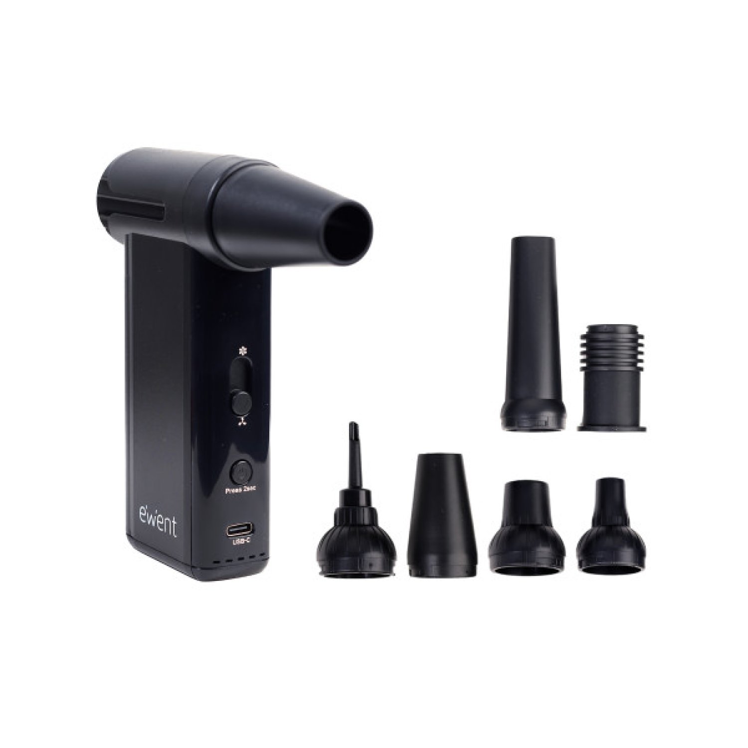 Ewent · Pistola Aire Comprimido 4 en 1 · 8 Velocidades · 130.000 RPM