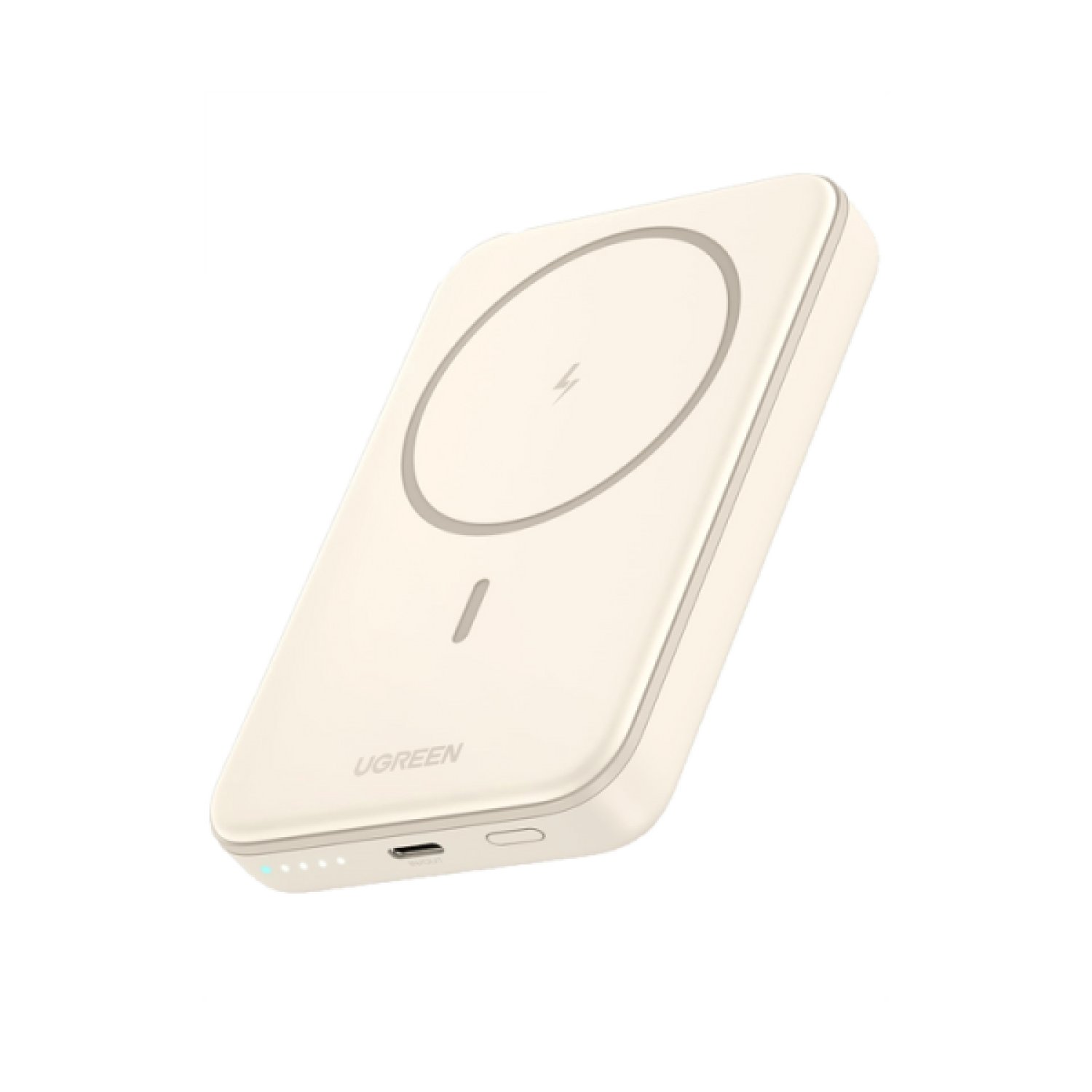 Ugreen · Batería Externa 10000 mAh · Cargador Inalámbrico · Beige