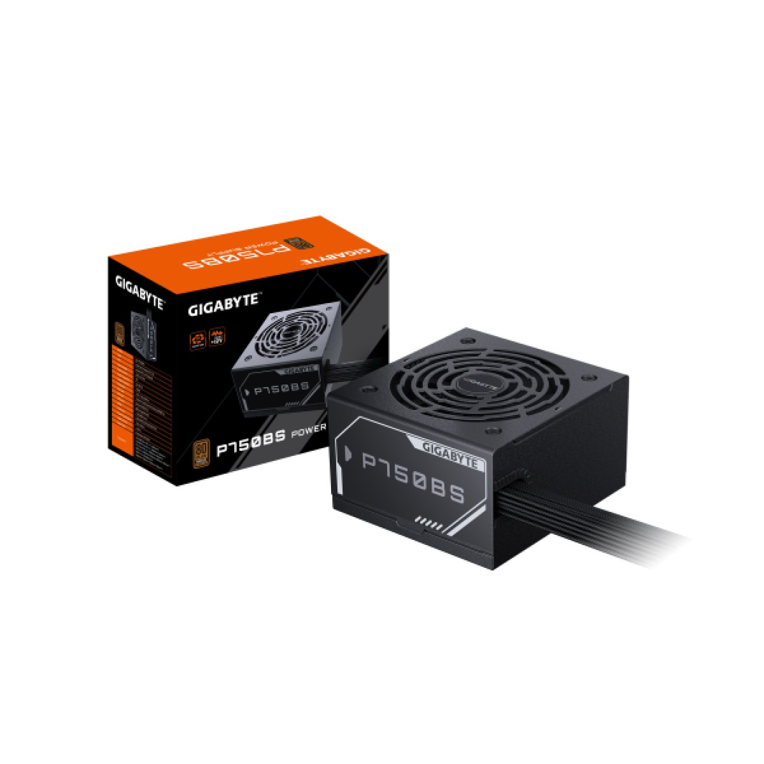 Gigabyte P750BS · 750W · 80 PLUS Bronze · 4x PCI-E 6+2 Pin · Ventilador 120mm · ATX