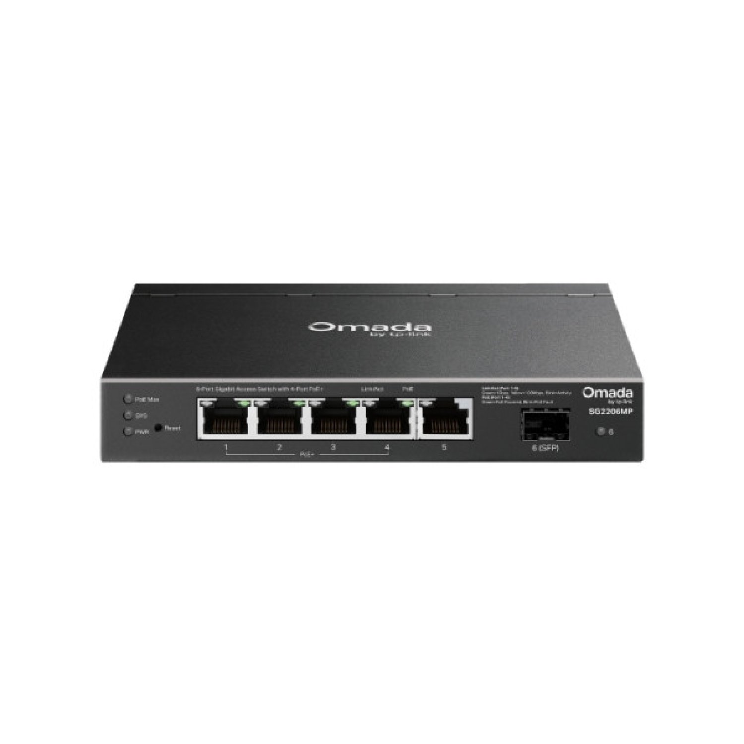 TP-Link SG2206MP · Switch L2 Gigabit · 6 Puertos · PoE · 10/100/1000 Mbps