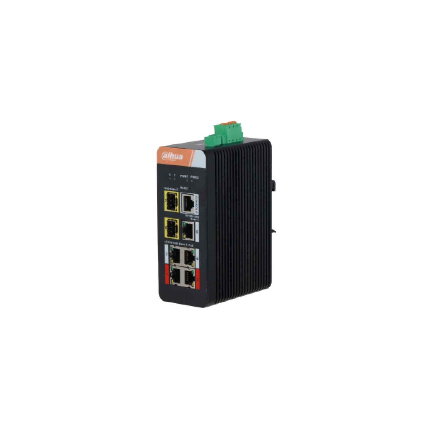 Dahua Switch Industrial L2 · 4 Puertos 1000M · PoE 2.0 · Gestionable · Watchdog
