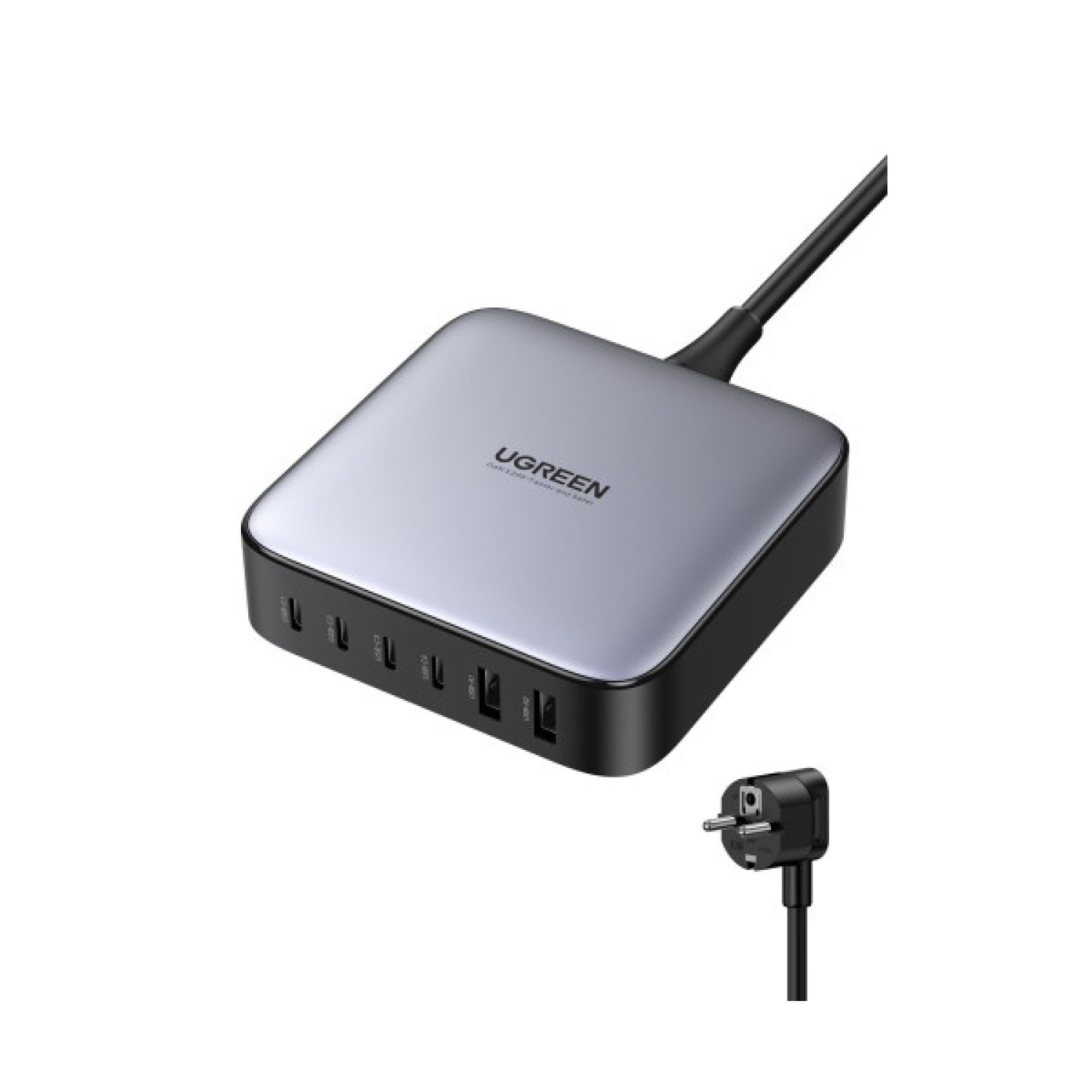 Ugreen Nexode · Cargador Rápido Universal · Negro · Corriente Alterna