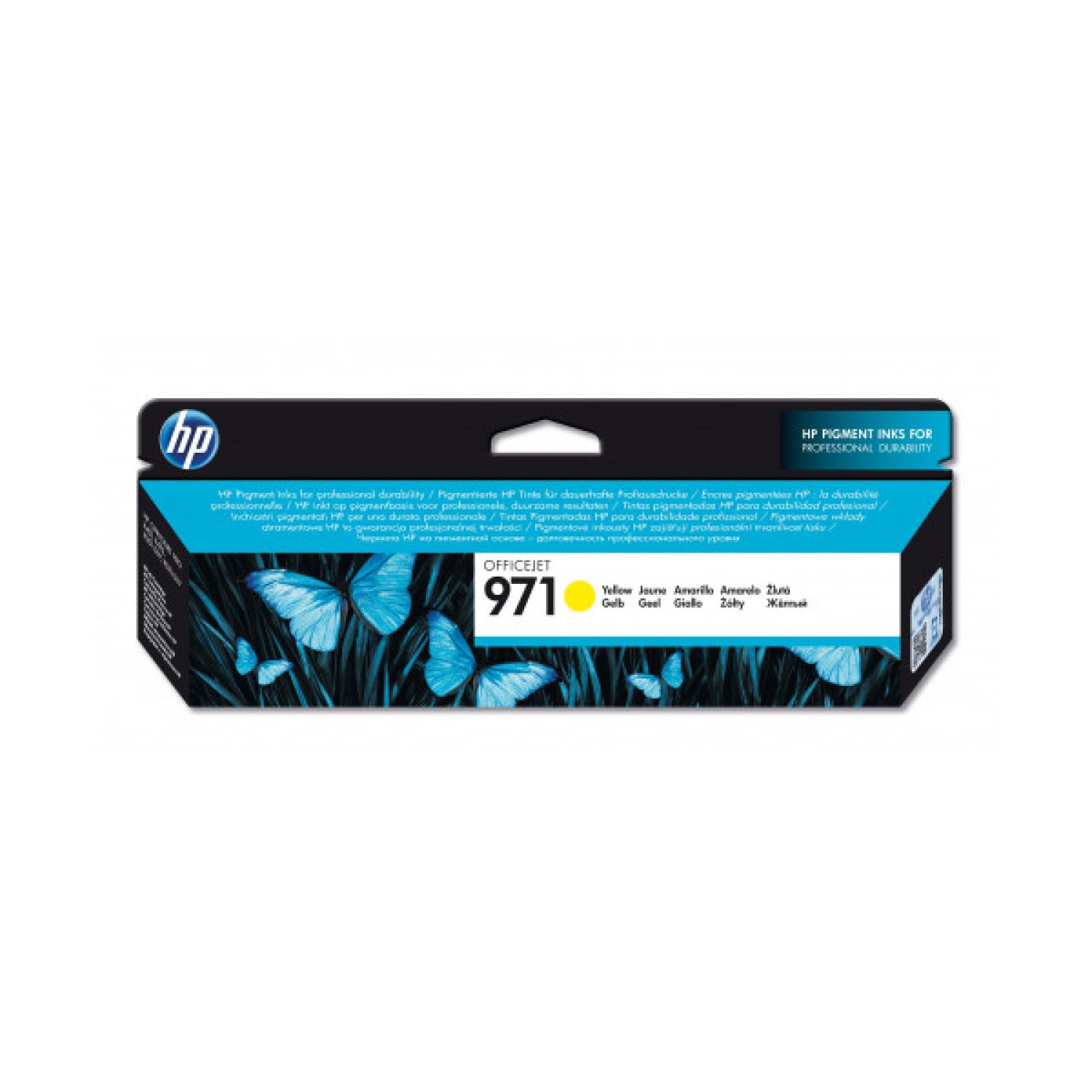 HP 971 · Cartucho de Tinta · Amarillo