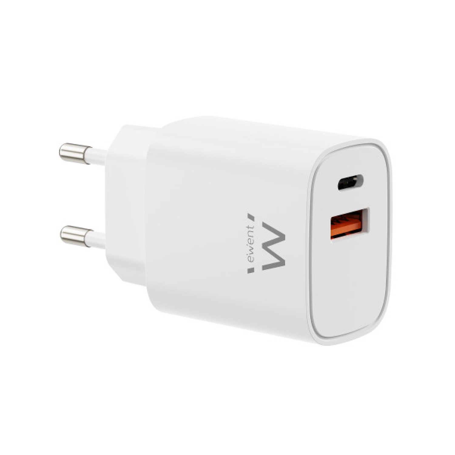 Ewent EW1326 · Cargador Universal · Carga Rápida · AC · Blanco