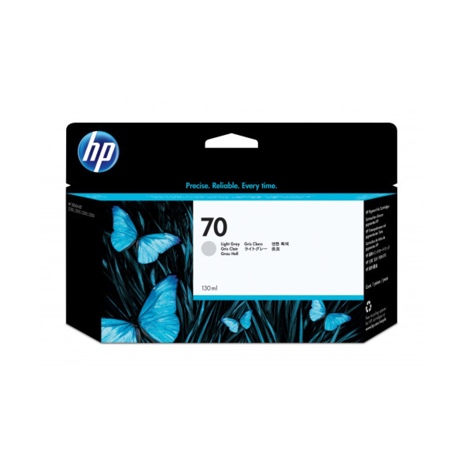 HP DesignJet · Cartucho de Tinta · Gris Claro · 130 ml