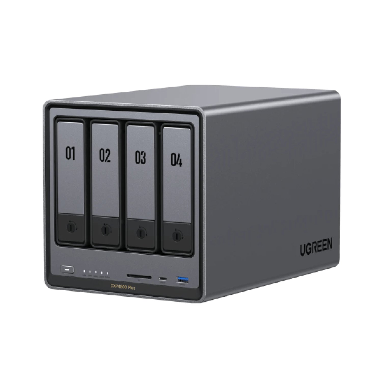 Ugreen NASync DXP4800 Plus · NAS Escritorio · Intel Pentium Gold 8505 · 8GB DDR5 · UGOS Pro