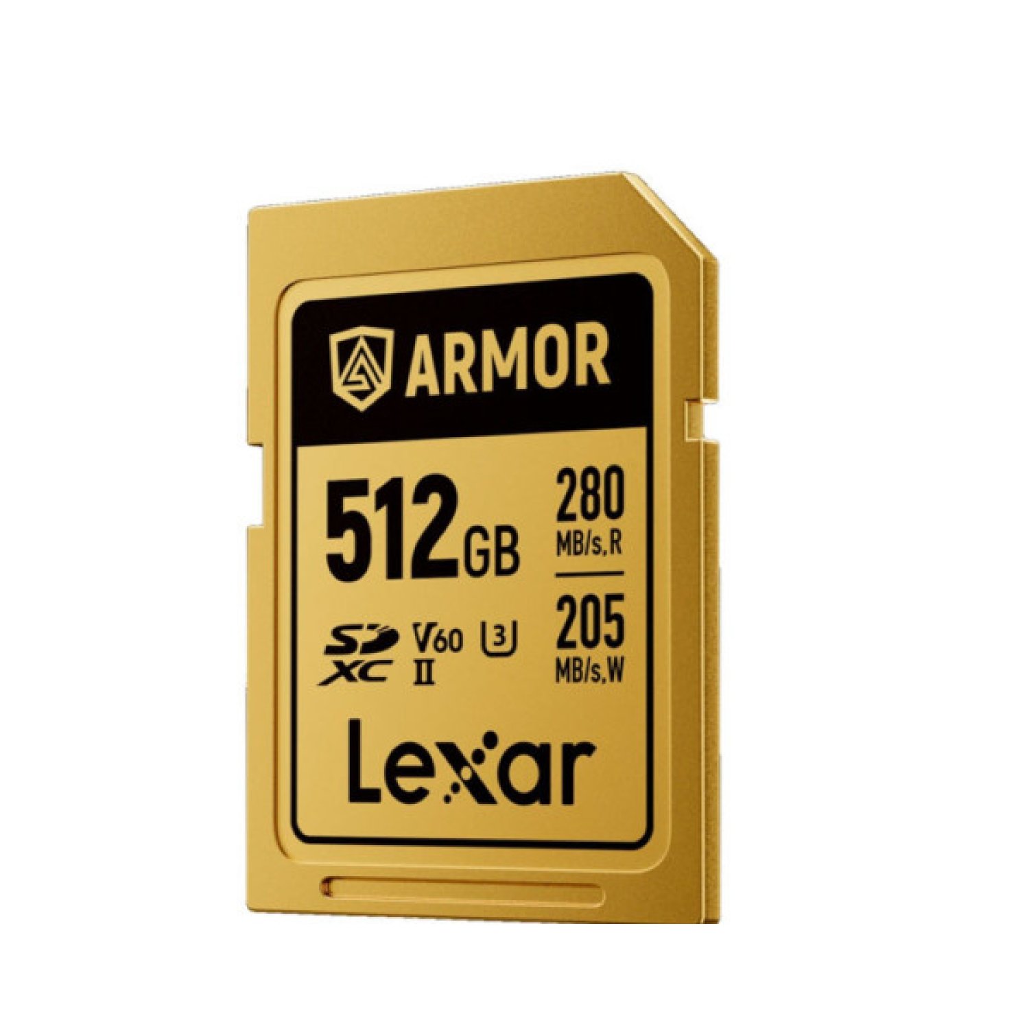 Lexar Professional Armor Gold · 512GB · SDXC UHS-II · 280MB/s · IP68