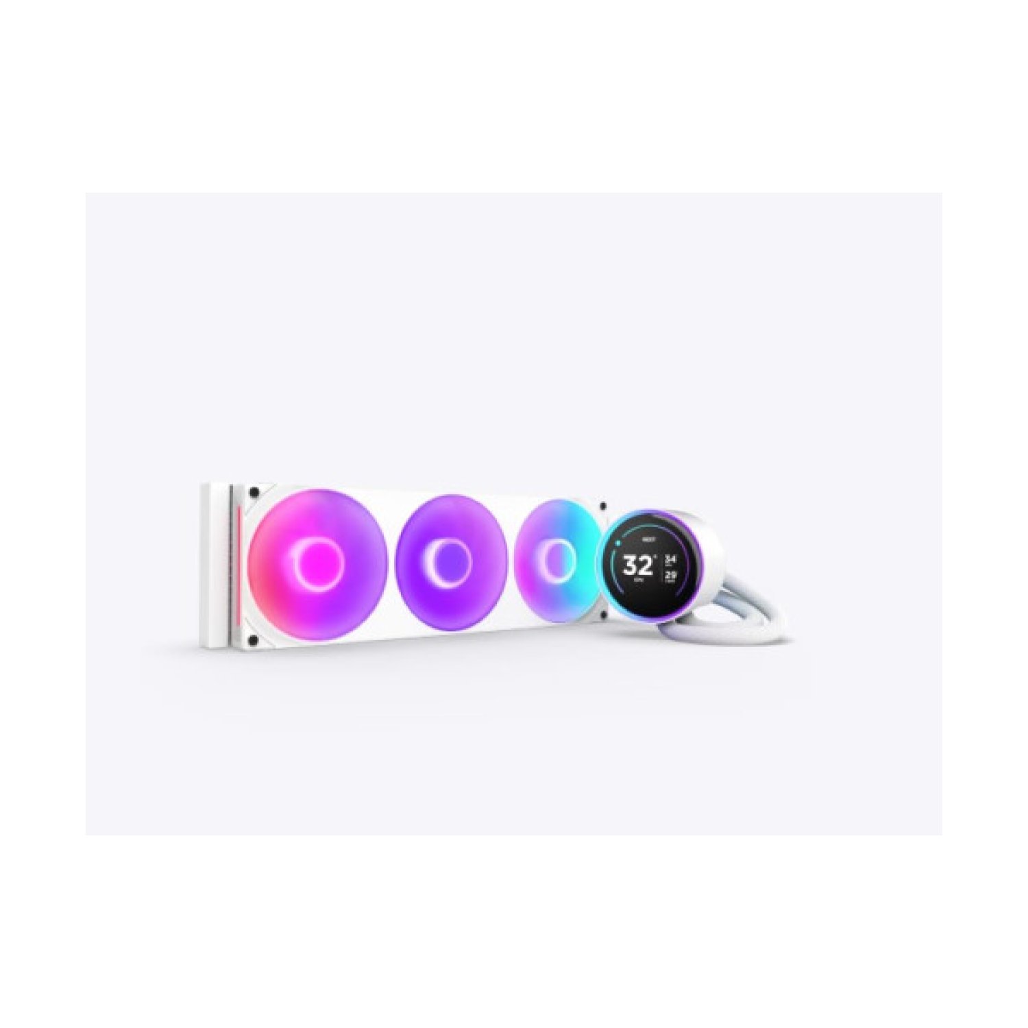 NZXT Kraken Elite 420 RGB · Refrigeración Líquida AIO · 420mm · Blanco
