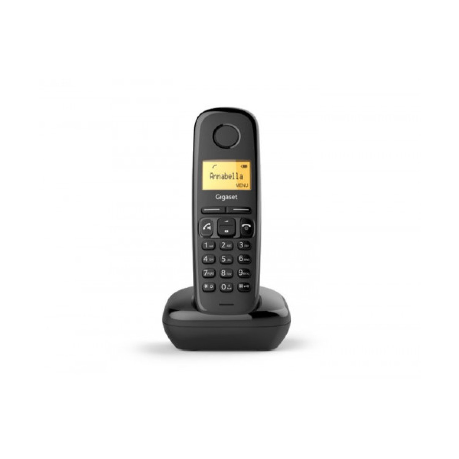 Gigaset A270 · Teléfono DECT · Identificador de Llamadas · Negro
