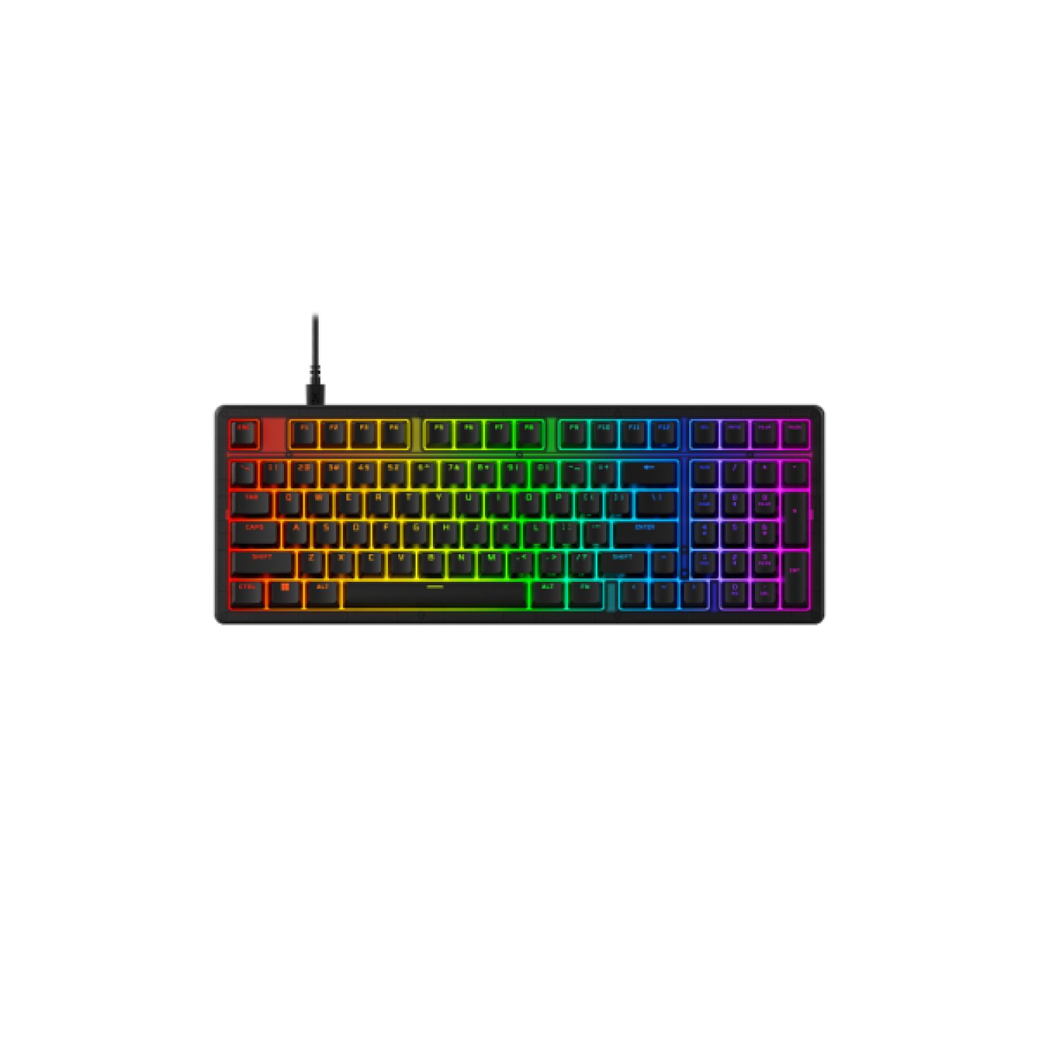 HyperX Origins 2 · Teclado Mecánico Gaming · 1800 DPI · USB · Negro