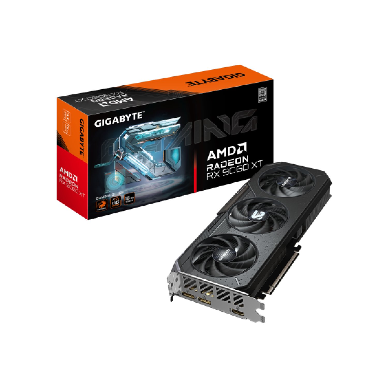 Gigabyte Radeon RX 9060 XT Gaming OC · 16GB GDDR6 · PCI-E 5.0 · 3320 MHz