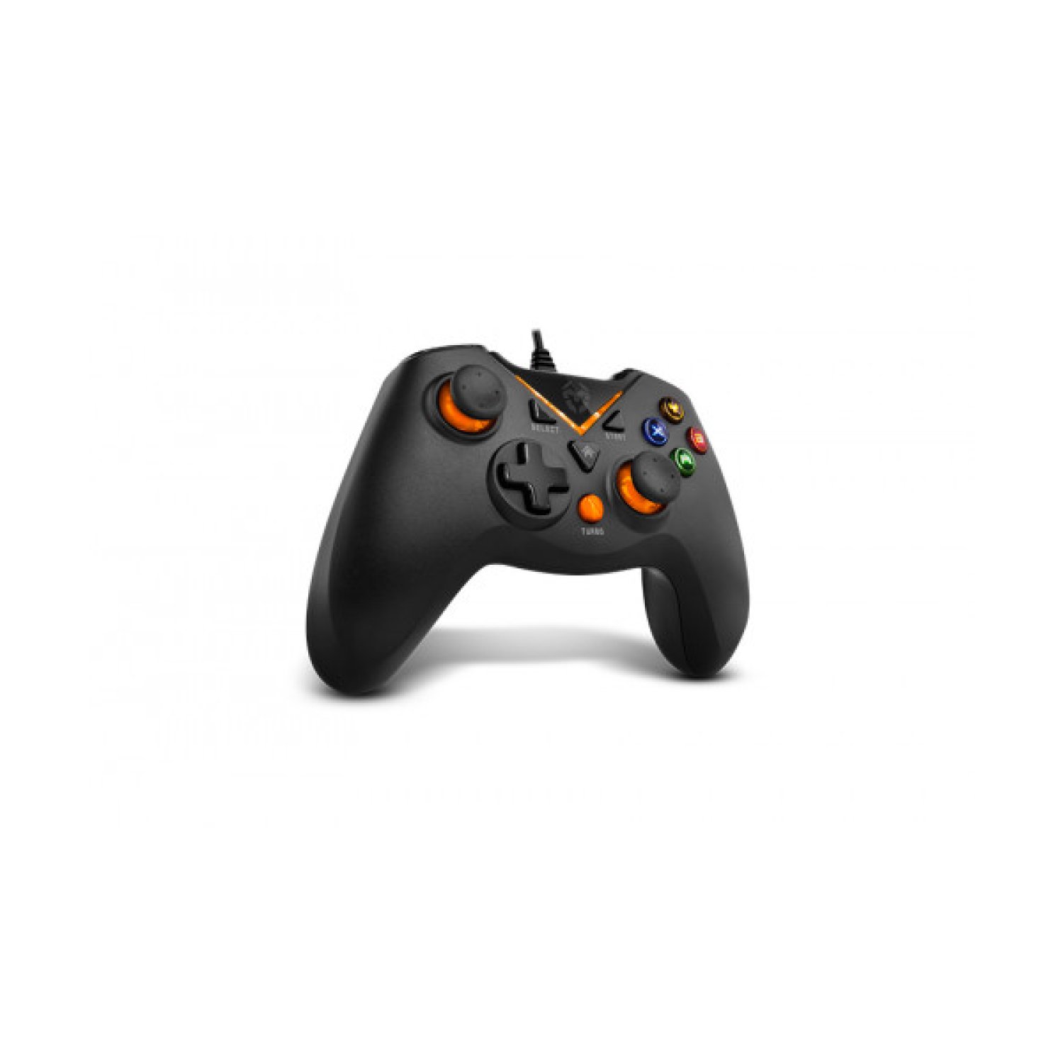 Nox Krom · Gamepad con Volante · USB · Android/PC/PS3 · Analógico Negro