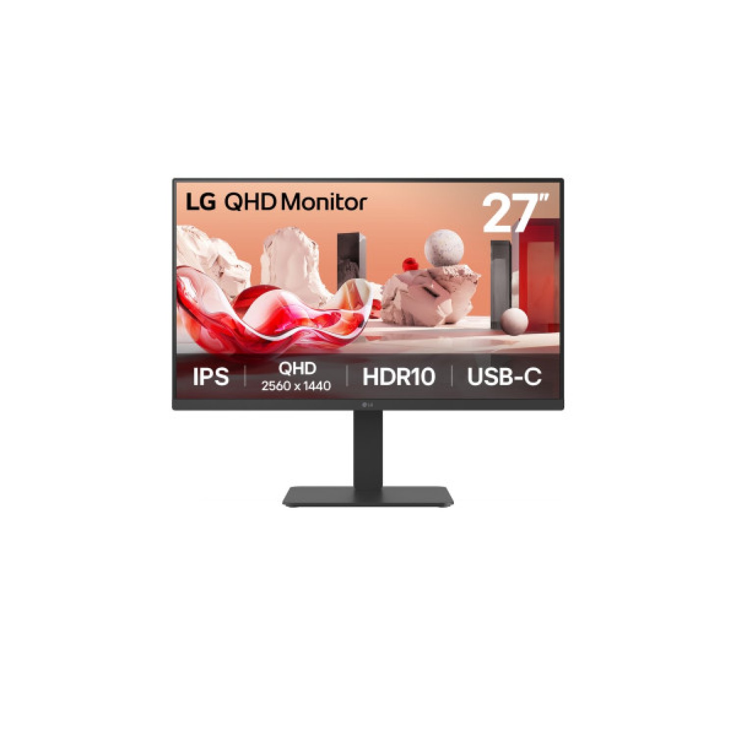 LG Monitor 27" · 2560 x 1440 QHD · 5ms · LED · Negro