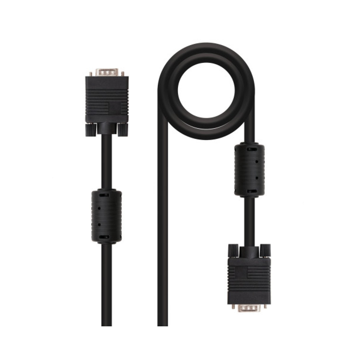 Nanocable Cable VGA · HDB15/M-HDB15/M · 6 metros · Con ferrita