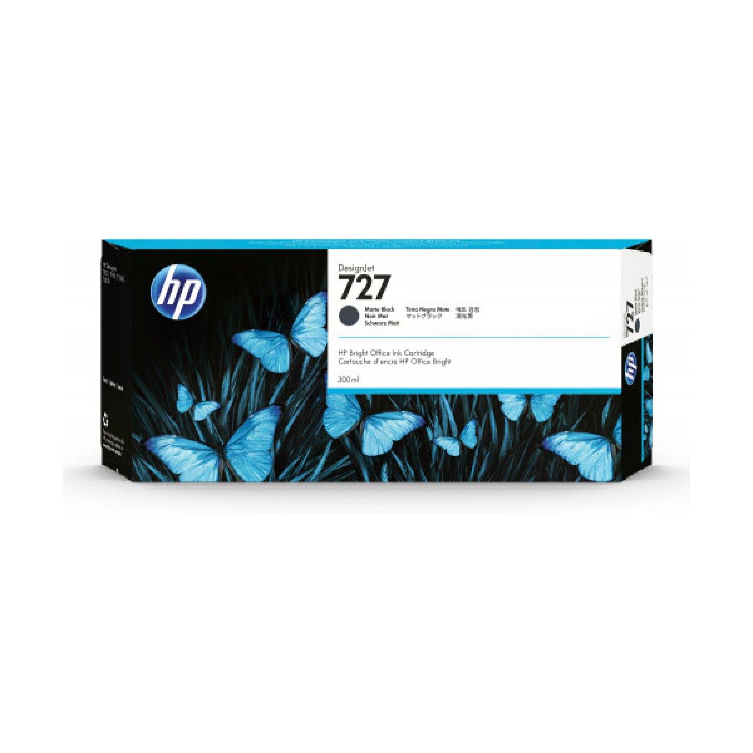 HP 727 · Cartucho de Tinta · Negro · Original
