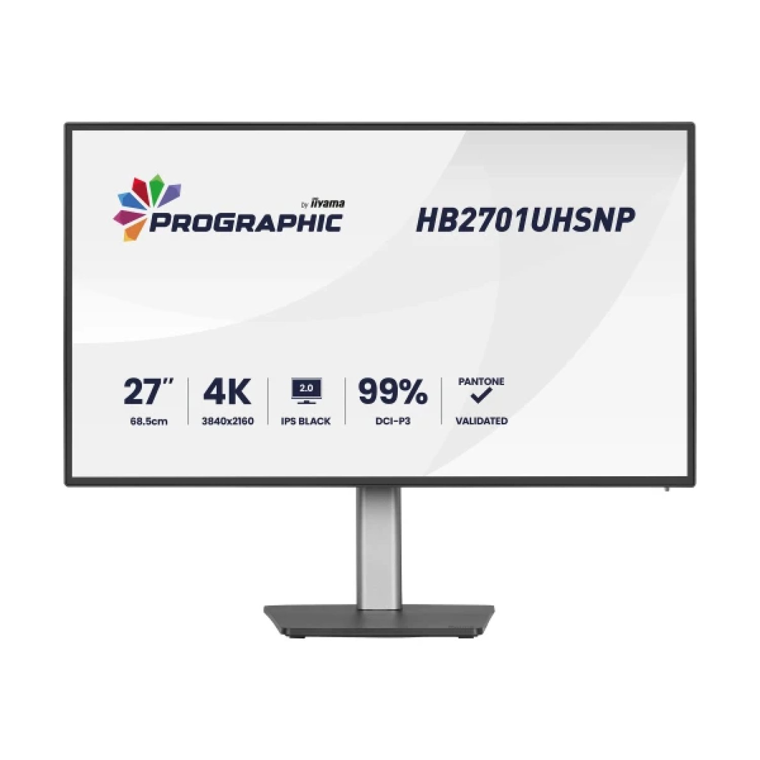 iiyama · Monitor IPS 27" · 4K UHD 3840x2160 · 60Hz · Panel LED