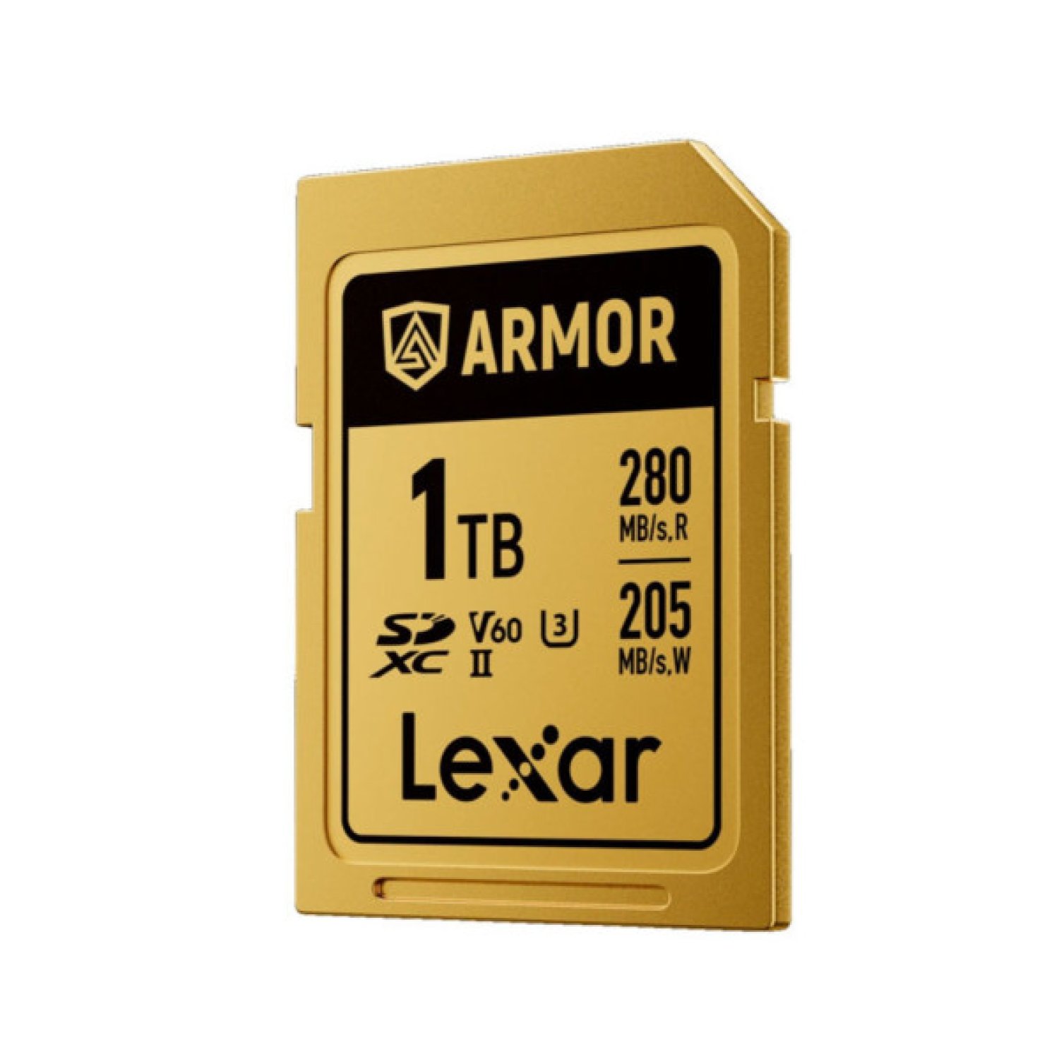 Lexar Professional Armor Gold · 1TB · SDXC UHS-II · 280MB/s lectura · IP68