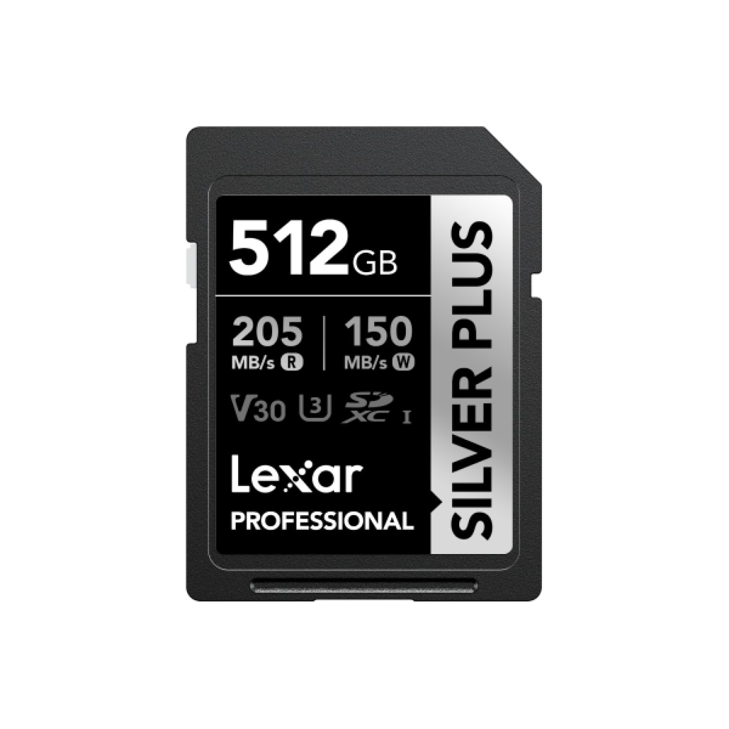 Lexar Professional Silver Plus · 512GB · SDXC · UHS-I