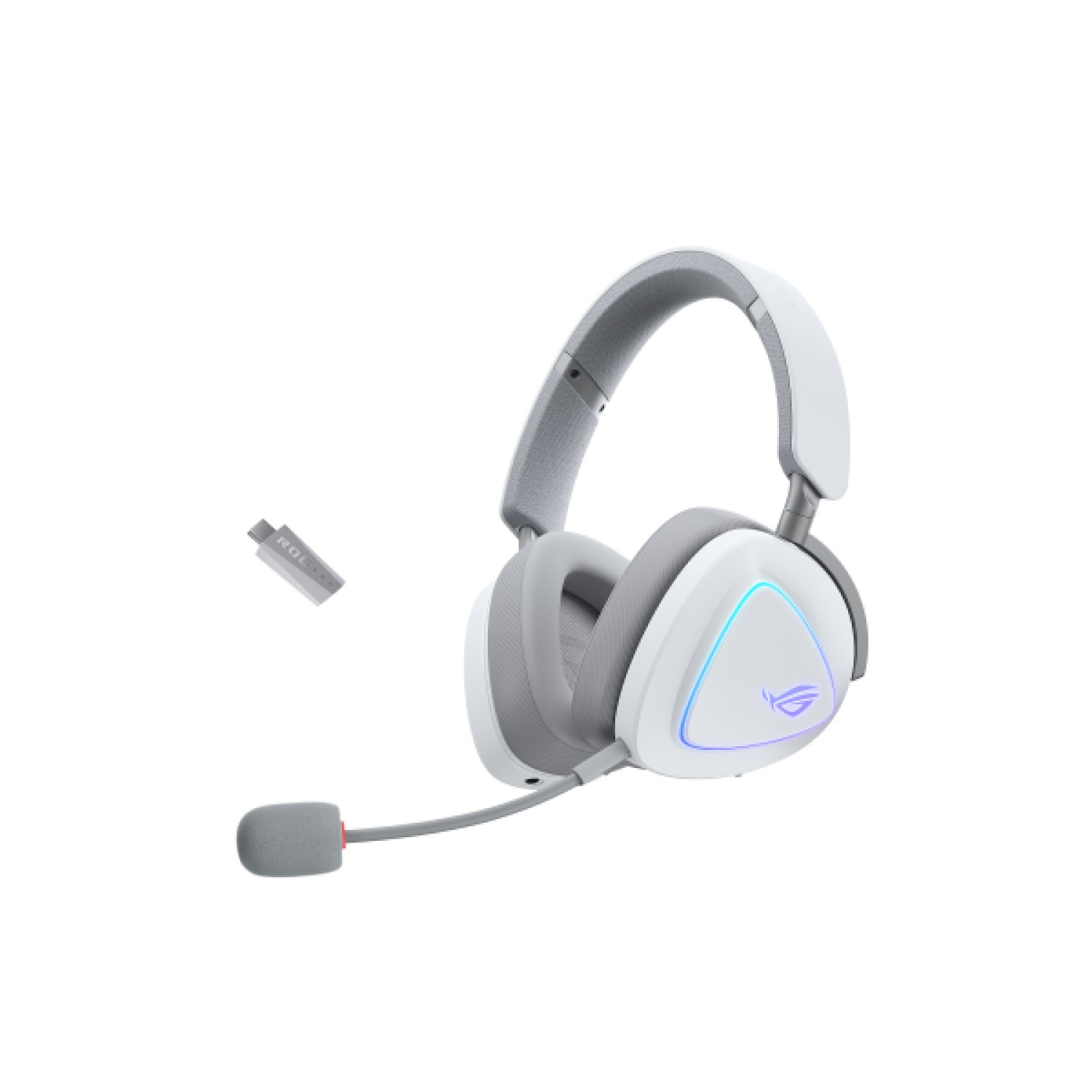 ASUS ROG Delta II · Auriculares Gaming · Blanco